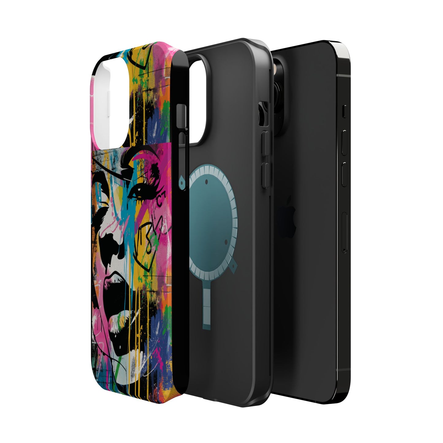 Phone Cases, Colorful Art, Trendy Accessories, Unique Gifts, Tough Cases with