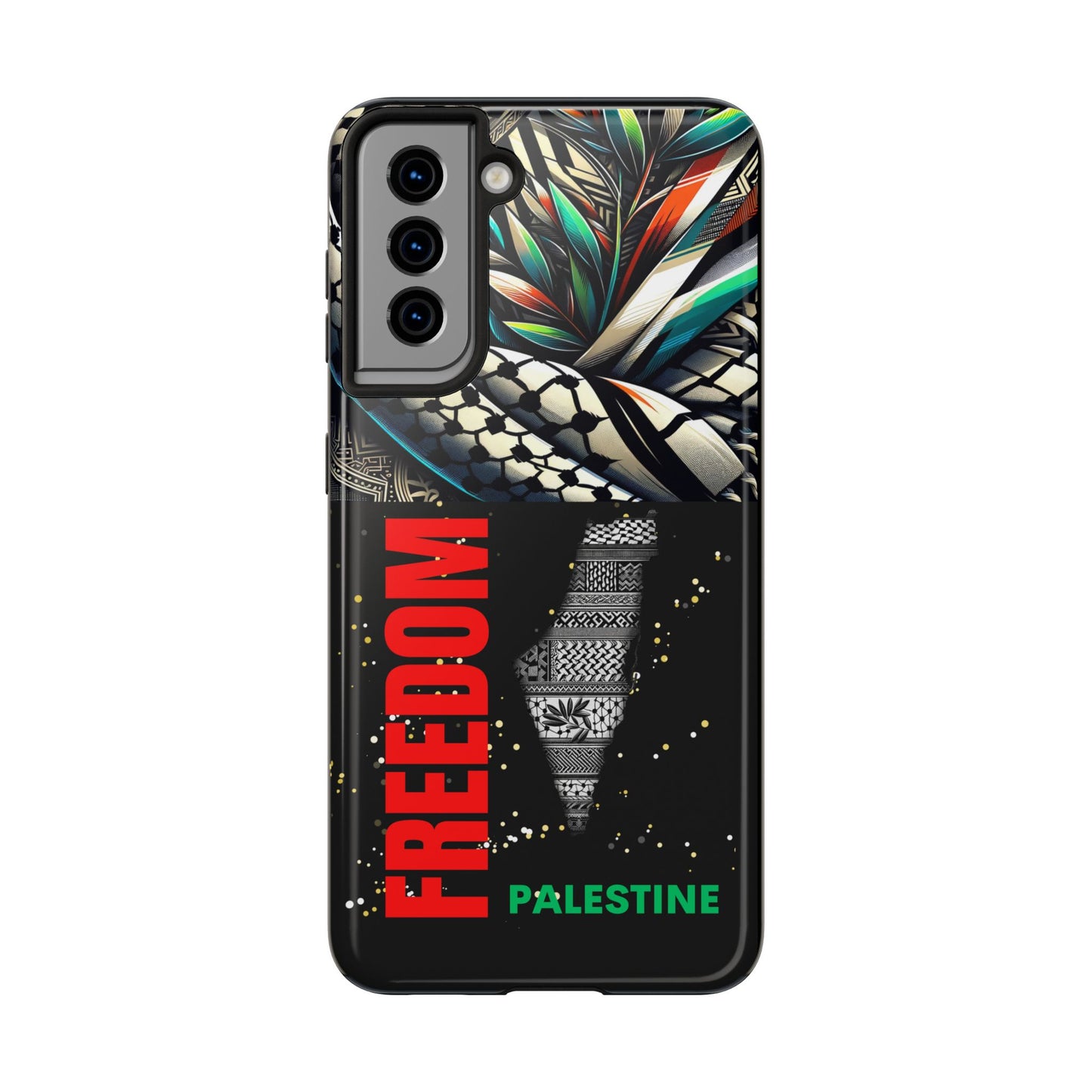 Freedom-Themed Phone Case, Durable Cover, Palestine Pride, Tough Phone Case