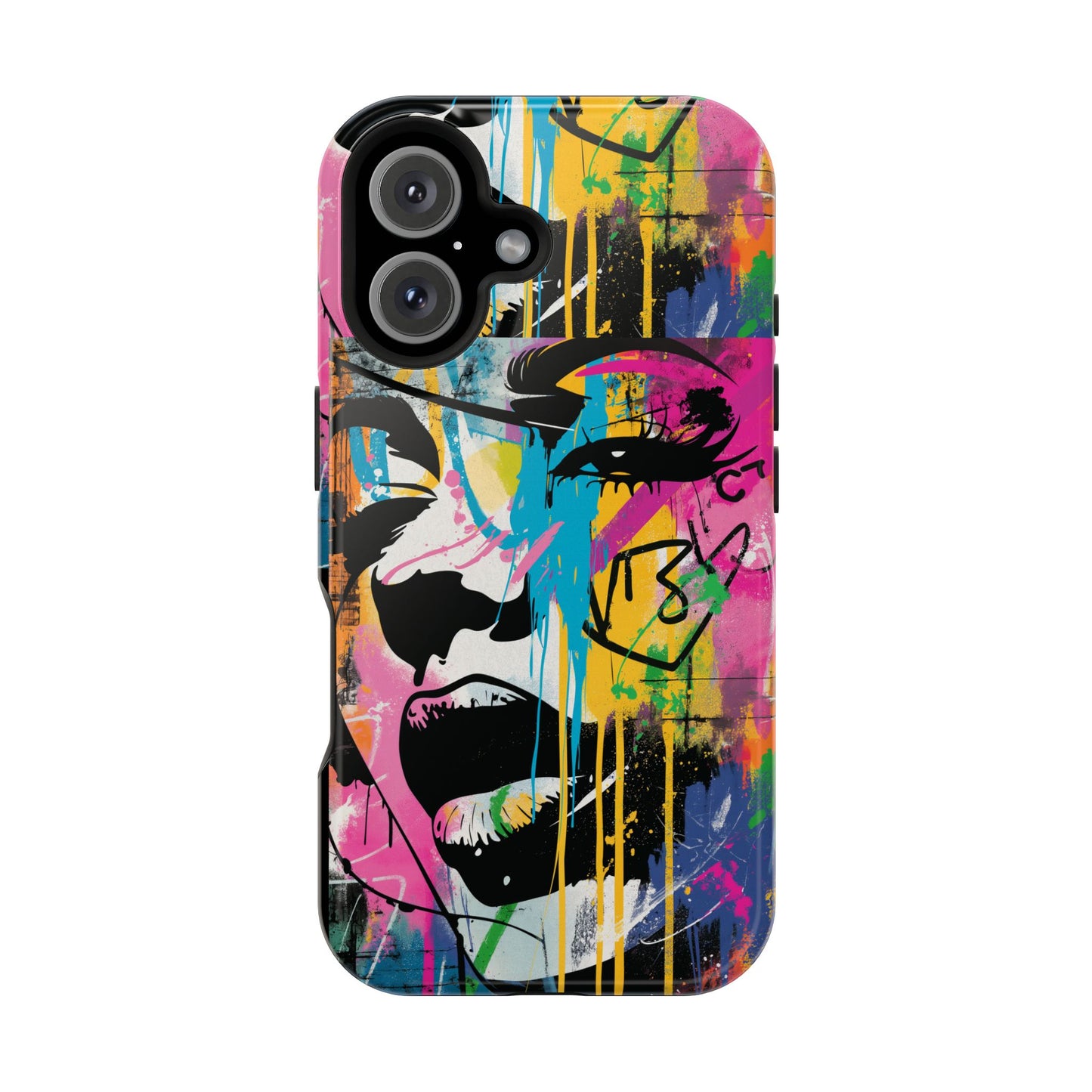Phone Cases, Colorful Art, Trendy Accessories, Unique Gifts, Tough Cases with