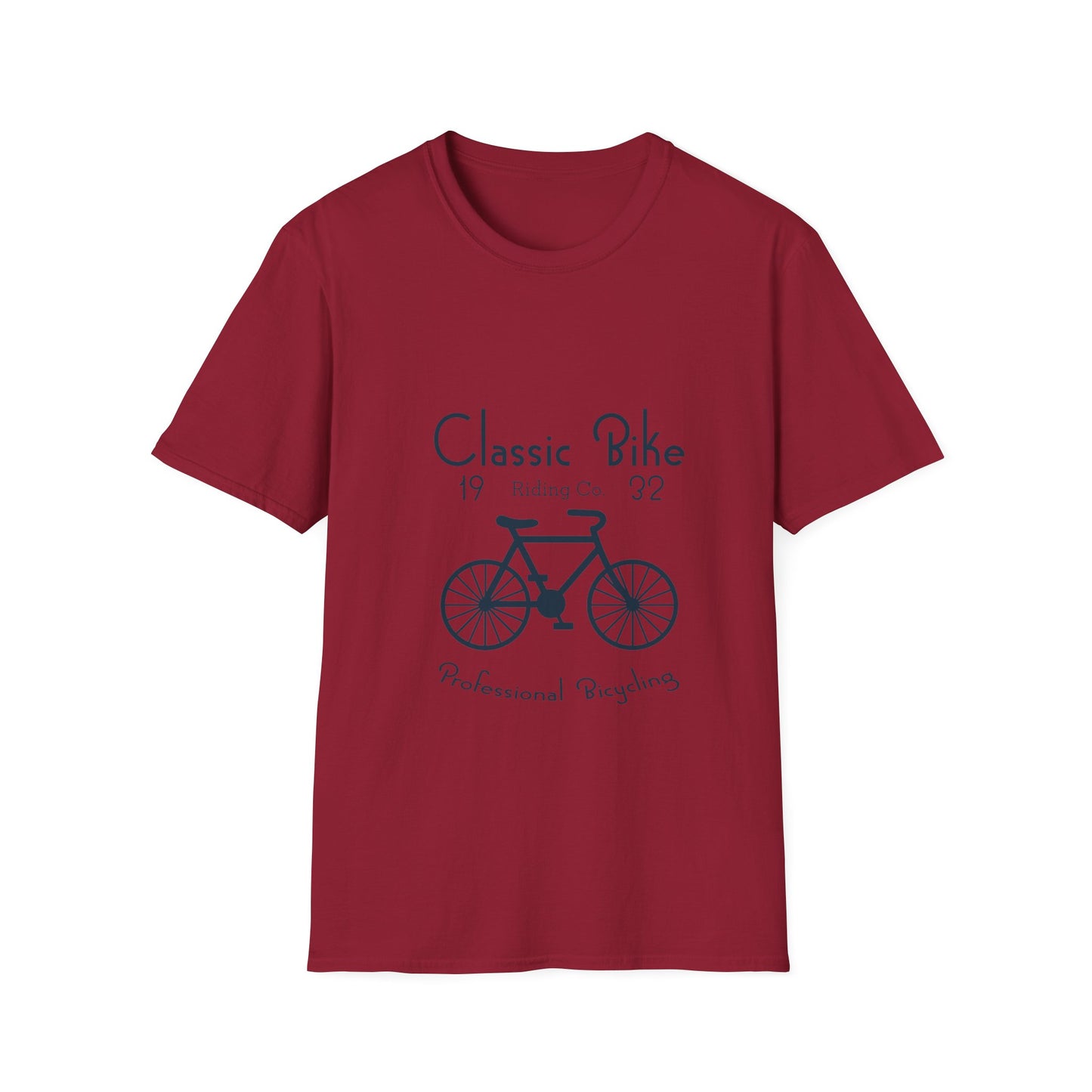 Classic Bike Unisex T-Shirt, Casual Cycling Tee, Gift for Bikers, Retro Cycle