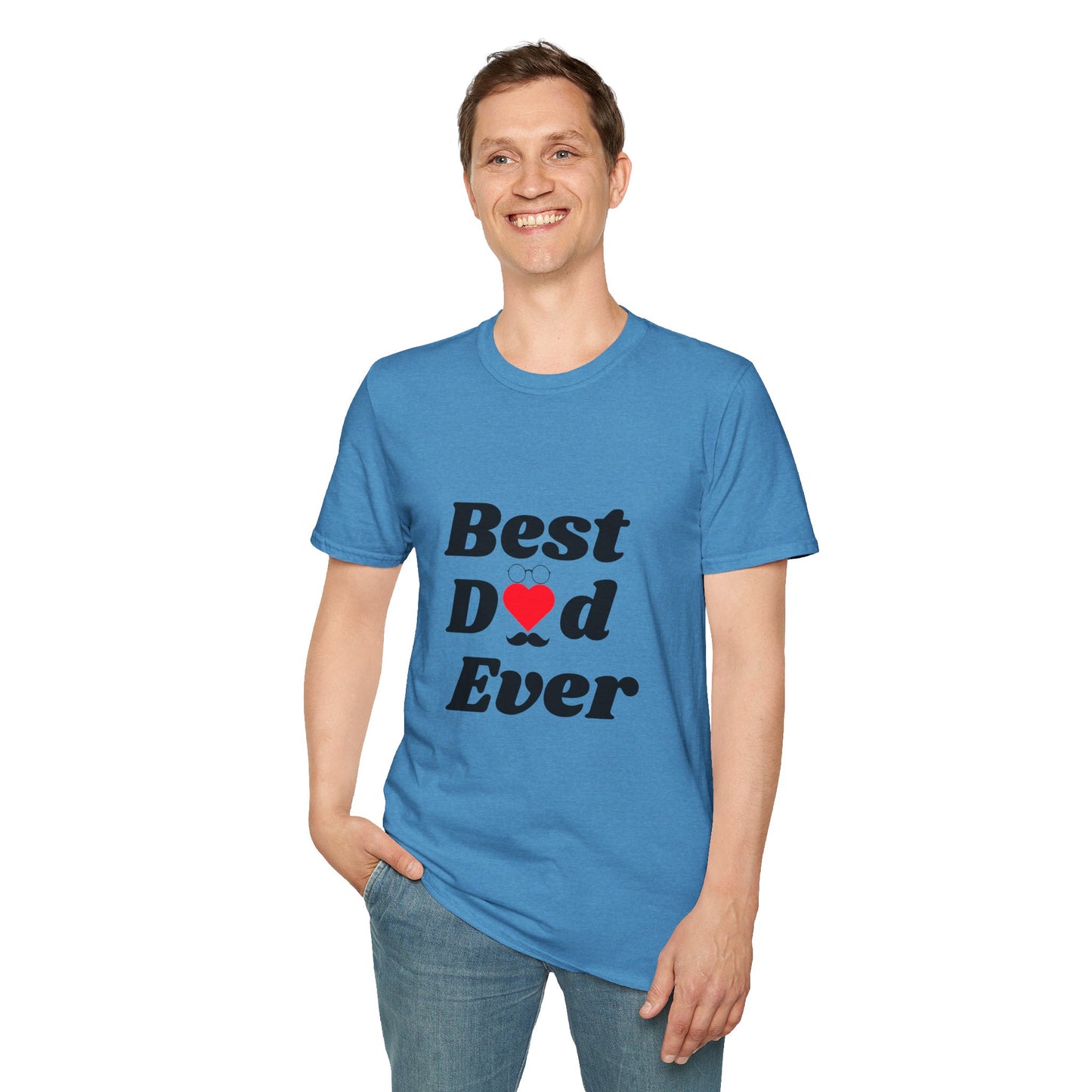 Best Dad Ever T-Shirt, Father's Day Gift Tee, Daddy Top, Dad Birthday Present