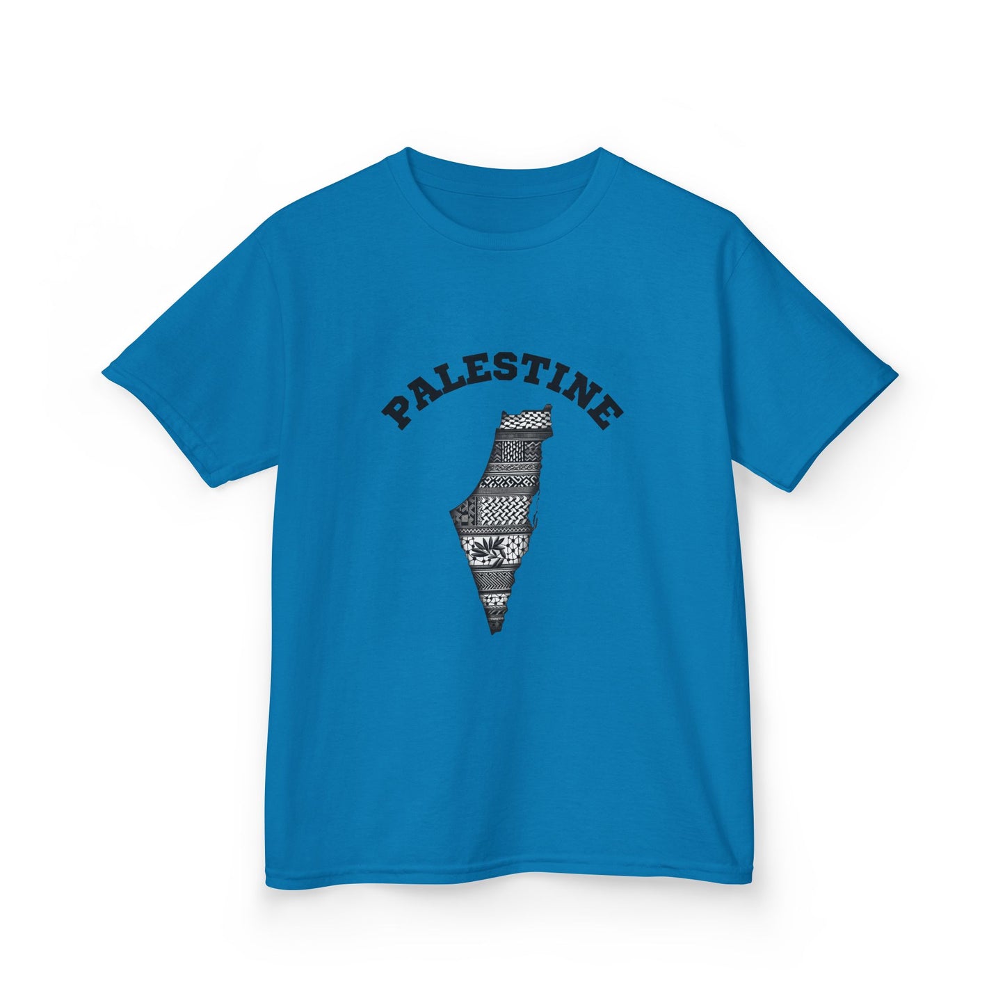 Palestine Kids Tee, Free Palestine Comfort T-Shirt for Youth, Casual Wear,