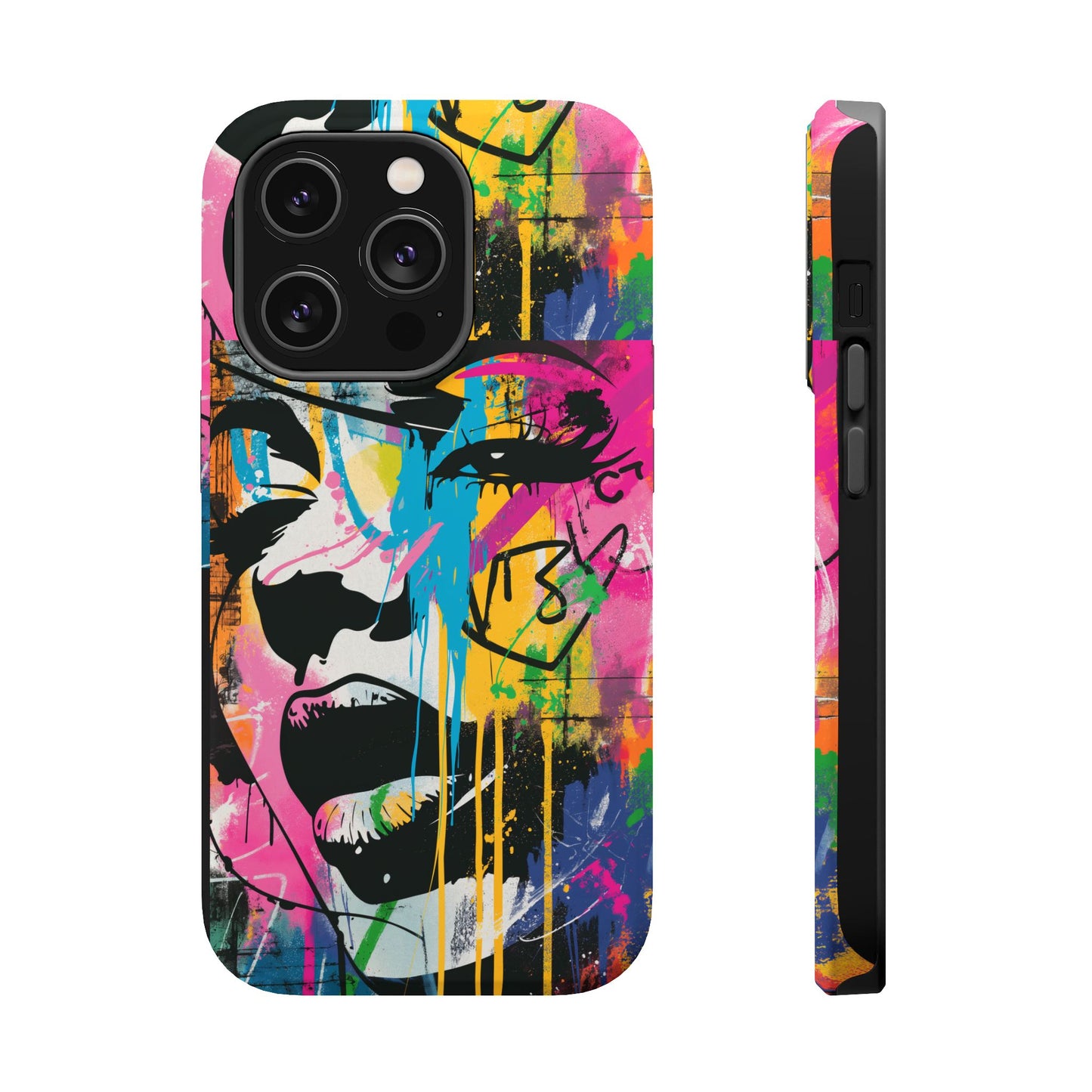 Phone Cases, Colorful Art, Trendy Accessories, Unique Gifts, Tough Cases with