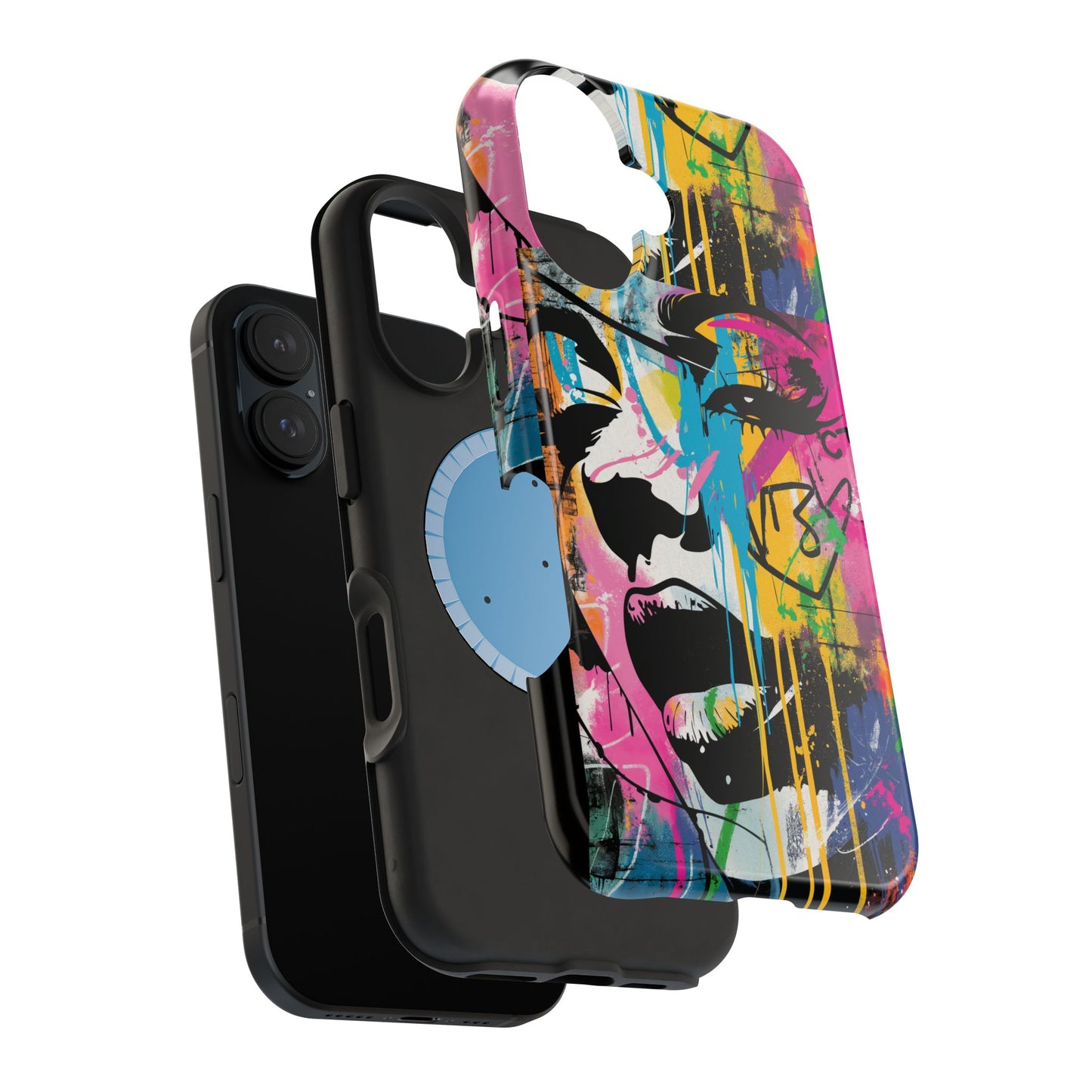 Phone Cases, Colorful Art, Trendy Accessories, Unique Gifts, Tough Cases with