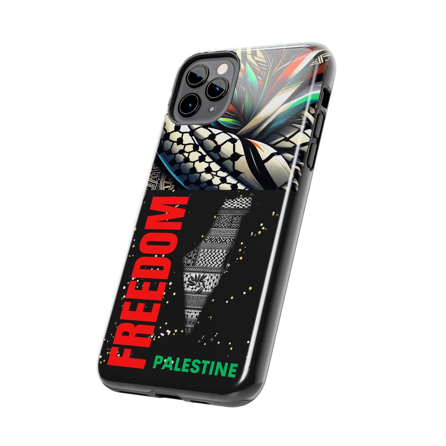 Freedom-Themed Phone Case, Durable Cover, Palestine Pride, Tough Phone Case