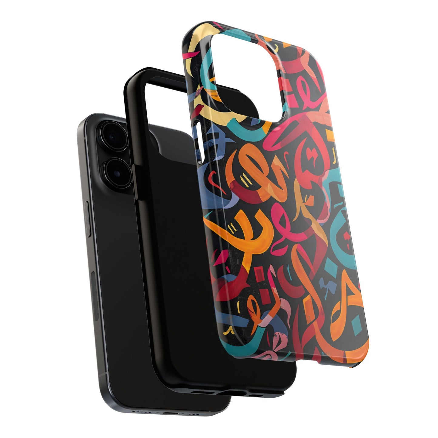 Arabic Graffiti Phone Cases, Calligraphy Patterns, iPhone Samsung Cases