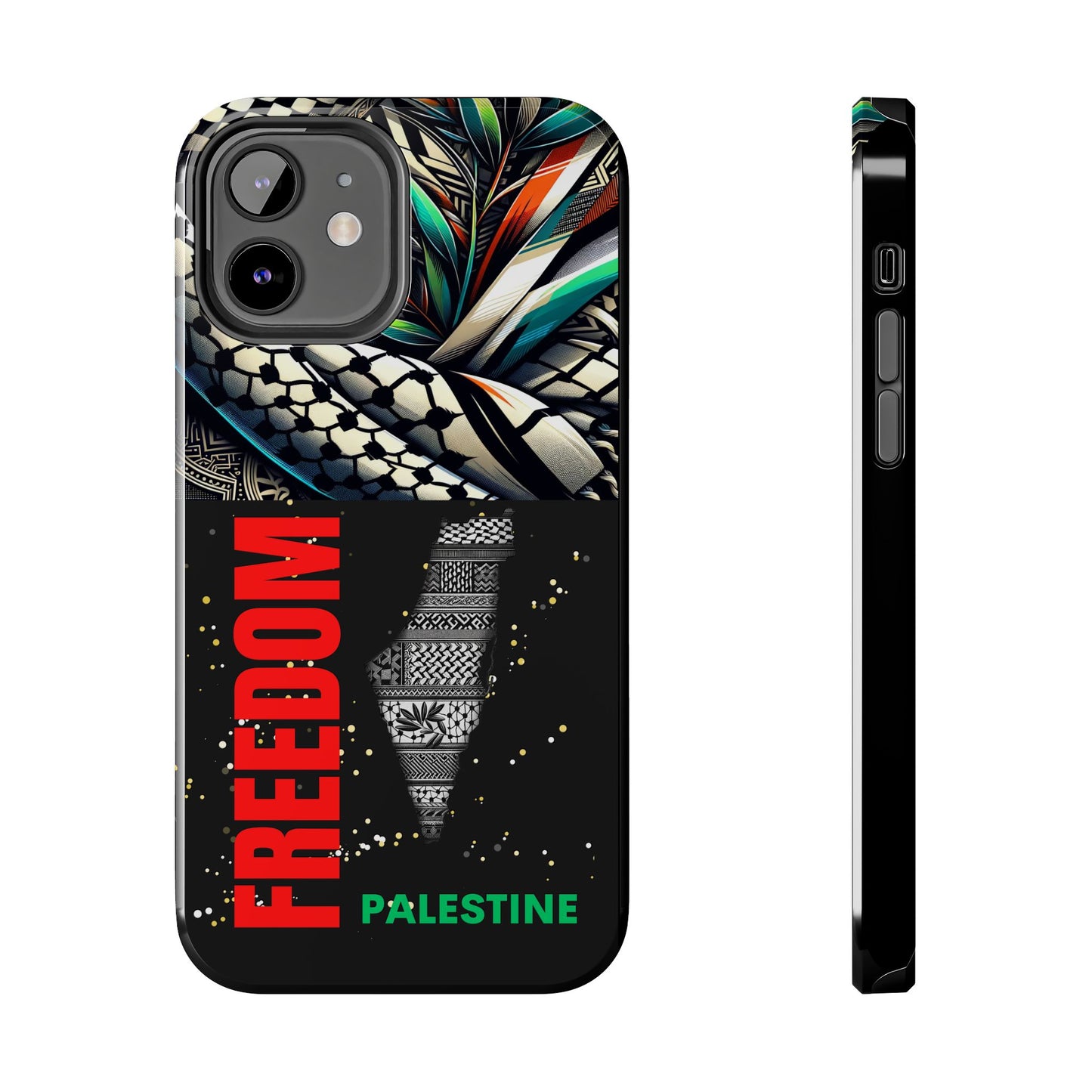 Freedom-Themed Phone Case, Durable Cover, Palestine Pride, Tough Phone Case