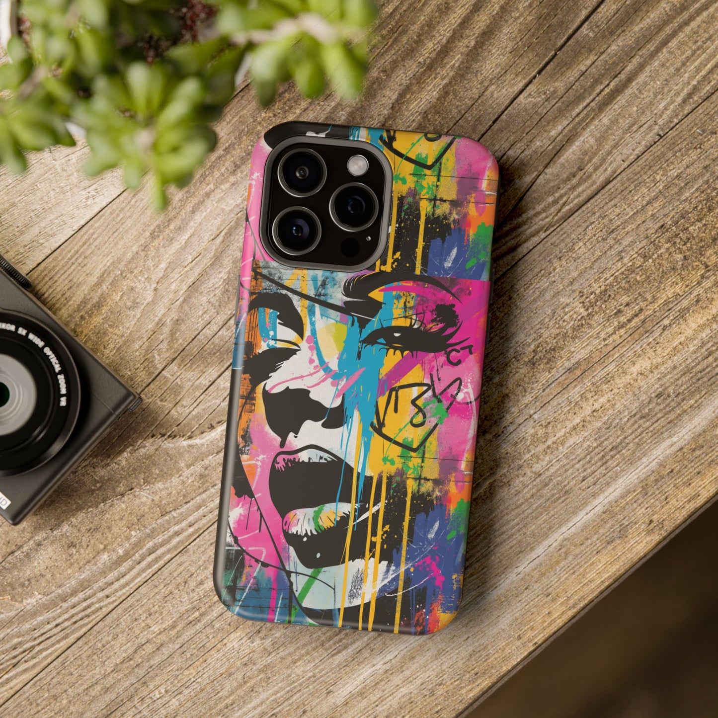 Phone Cases, Colorful Art, Trendy Accessories, Unique Gifts, Tough Cases with