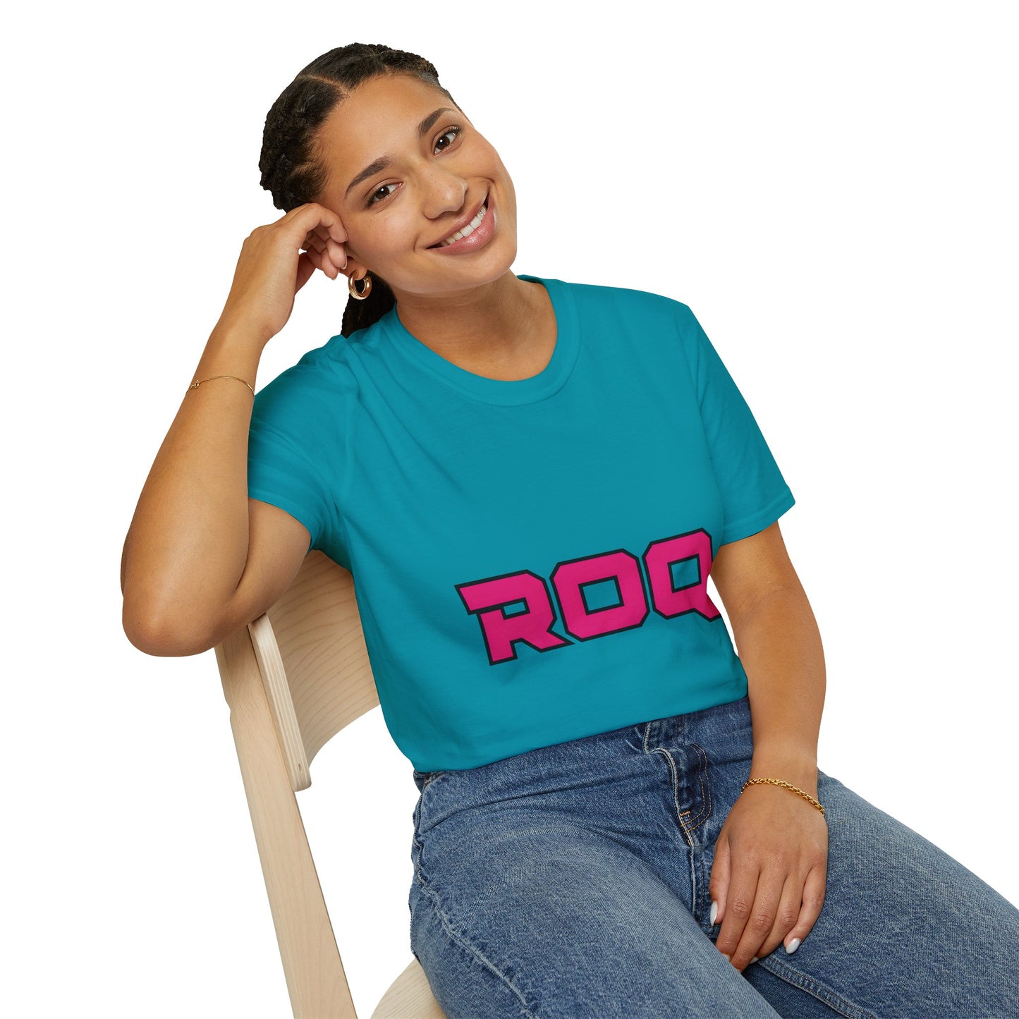 Bold ROQ Women Softstyle T-Shirt, Casual Wear, Gift for Friends, Graphic Tee
