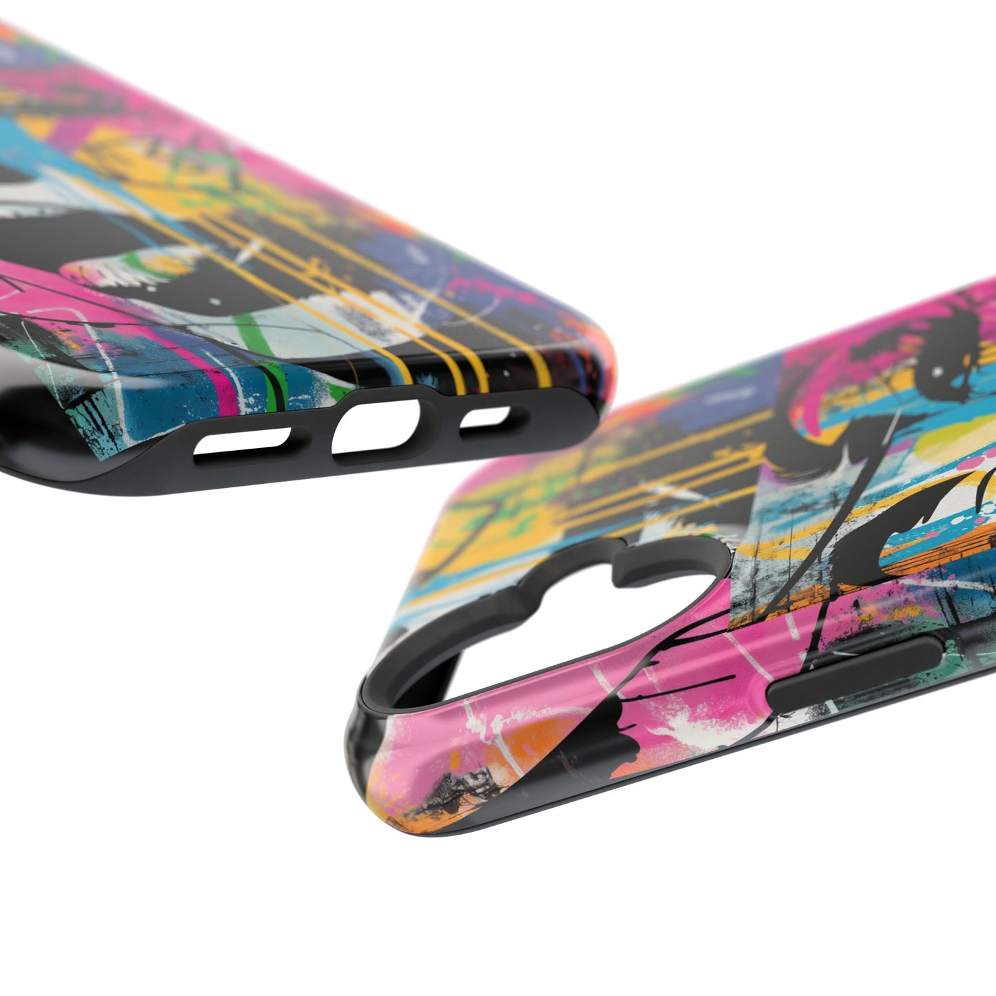 Phone Cases, Colorful Art, Trendy Accessories, Unique Gifts, Tough Cases with
