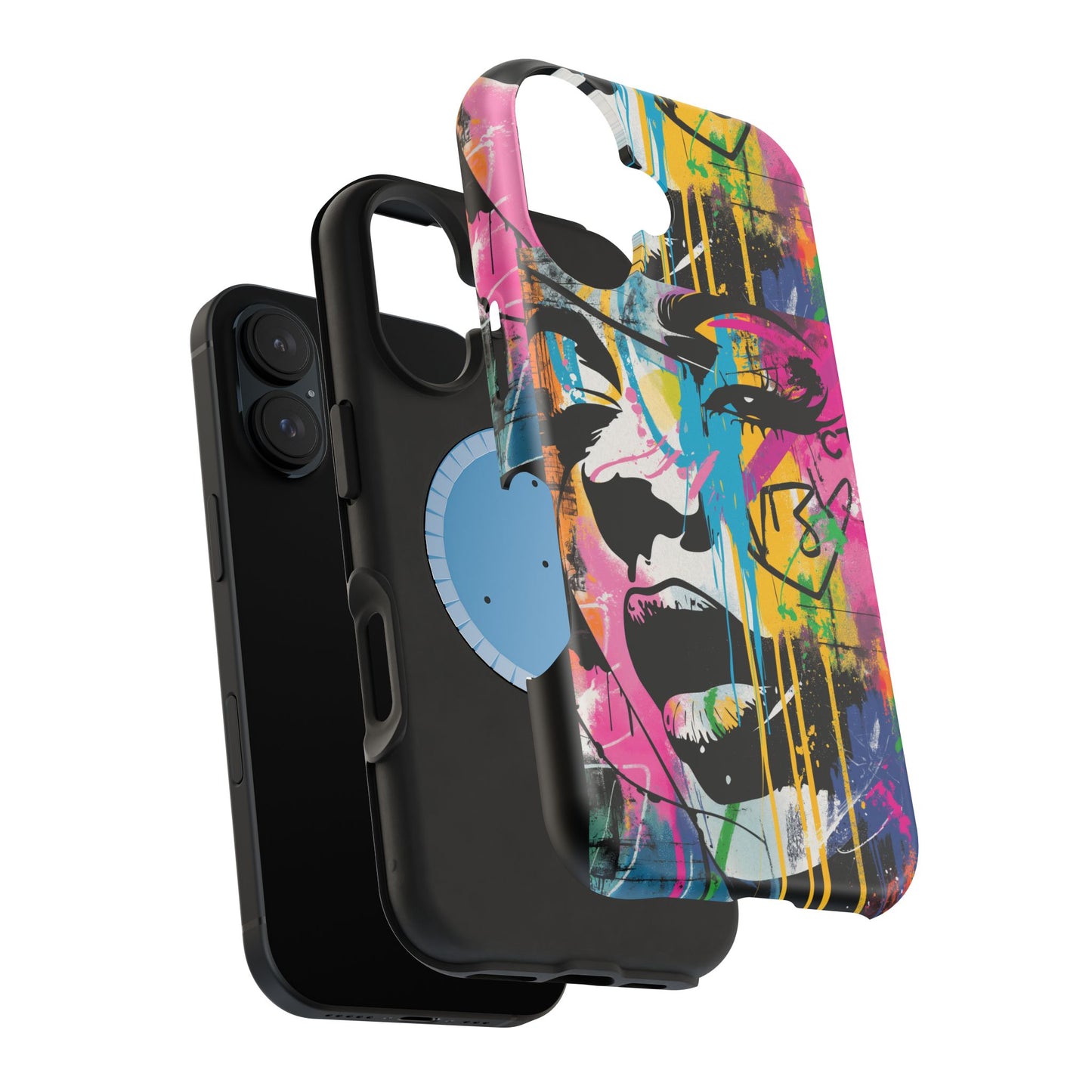 Phone Cases, Colorful Art, Trendy Accessories, Unique Gifts, Tough Cases with