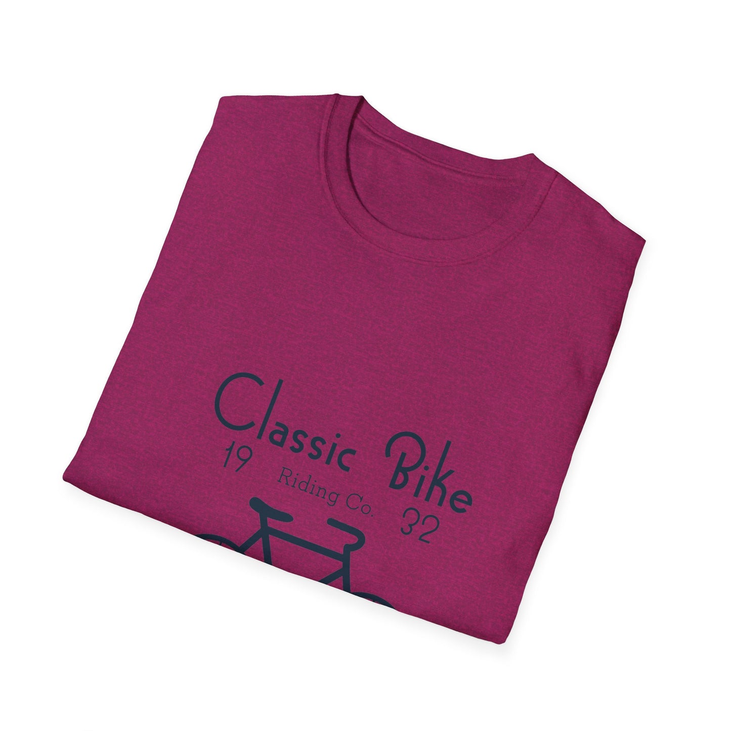 Classic Bike Unisex T-Shirt, Casual Cycling Tee, Gift for Bikers, Retro Cycle