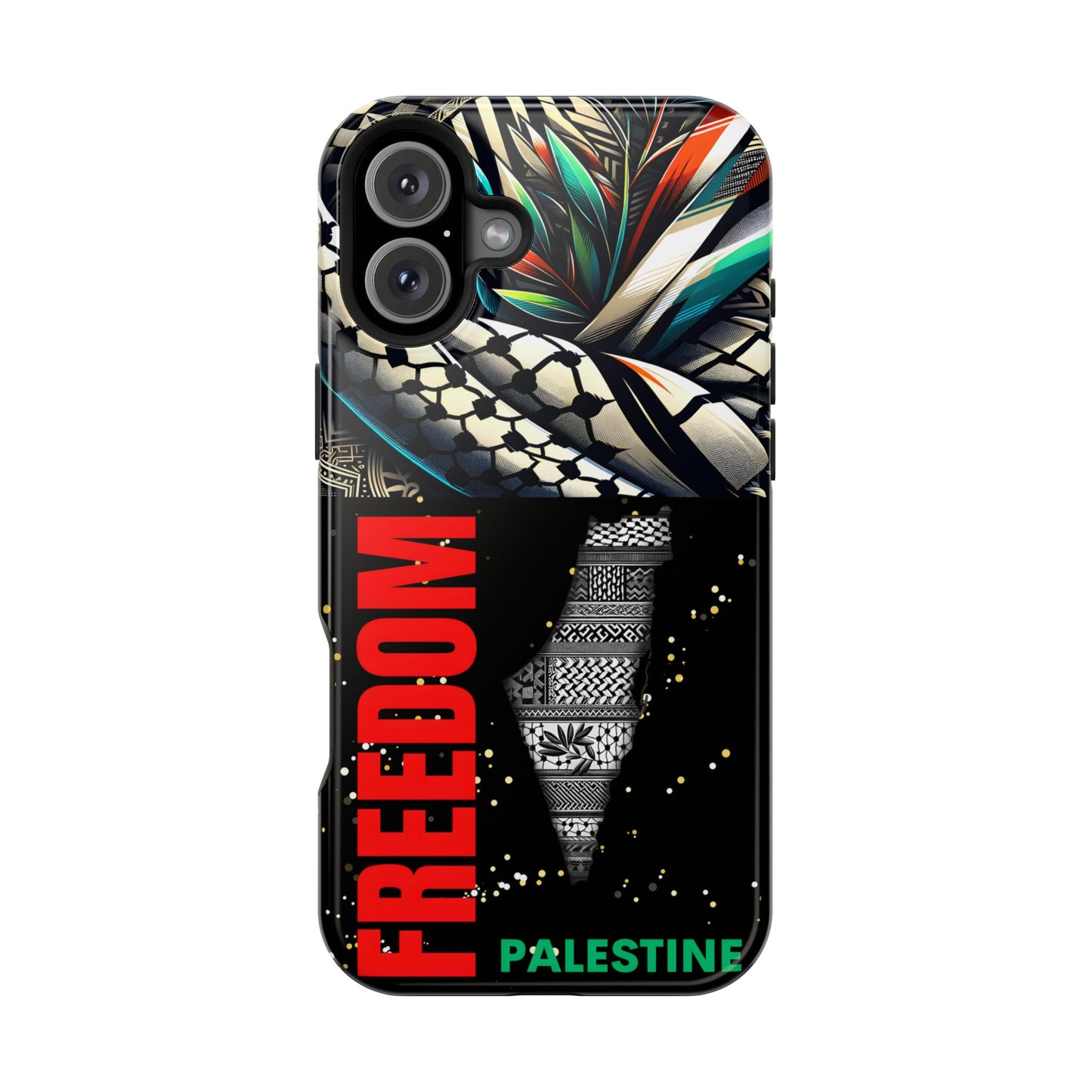 Palestine Activist Phone Cases, Unique Bouquet Design, Gift for Protesters
