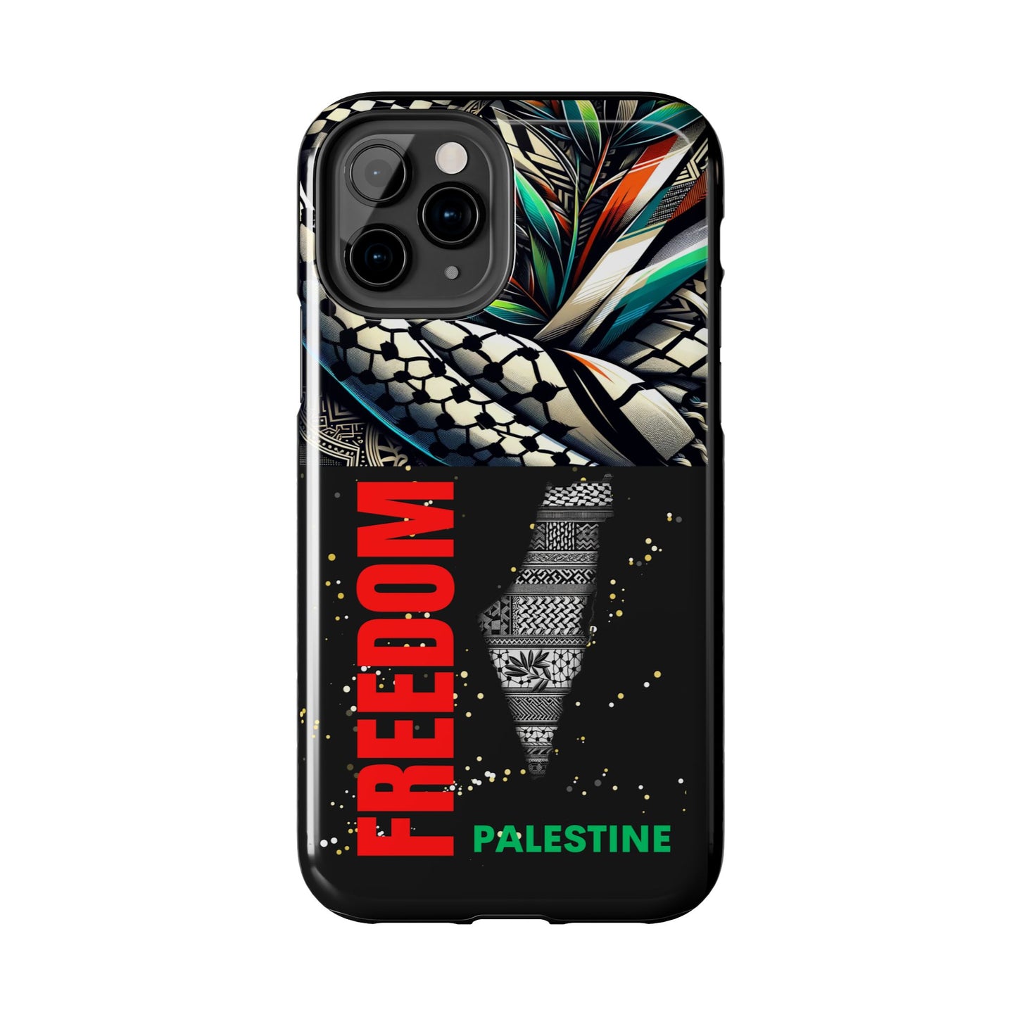 Freedom-Themed Phone Case, Durable Cover, Palestine Pride, Tough Phone Case