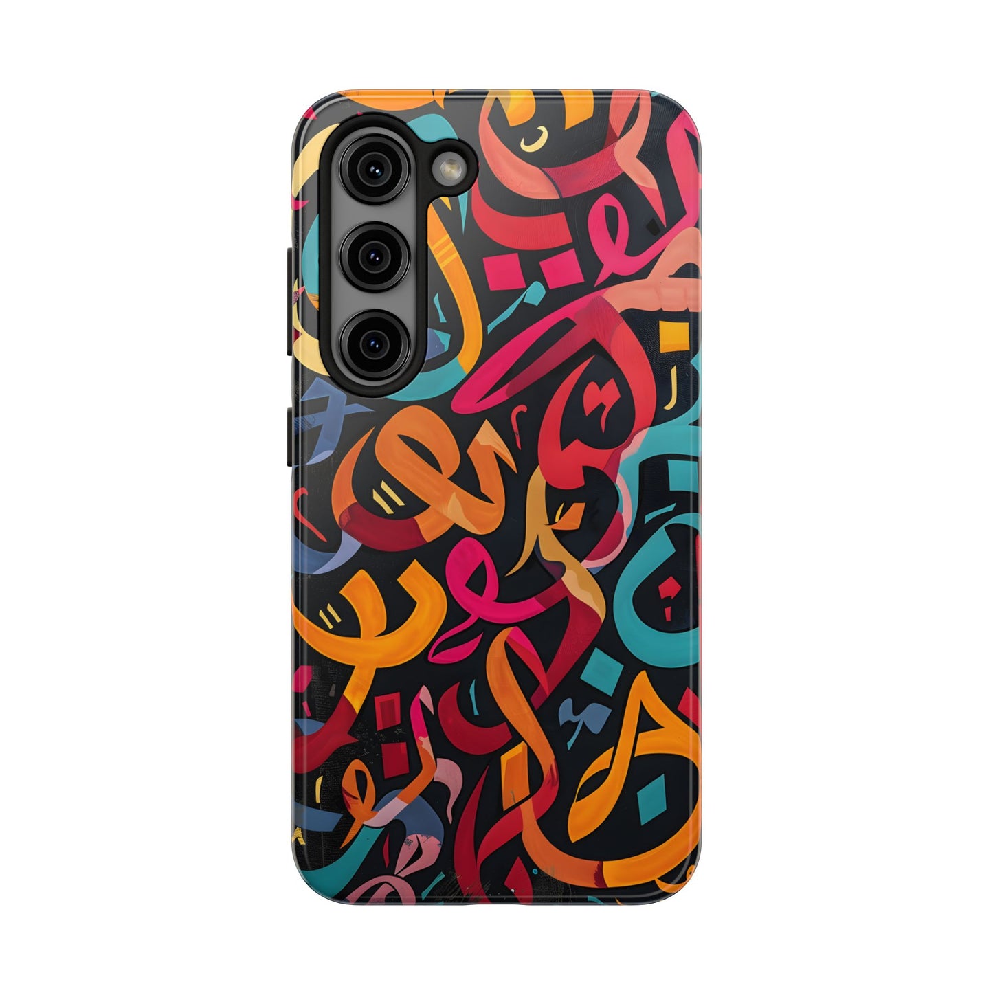 Arabic Graffiti Phone Cases, Calligraphy Patterns, iPhone Samsung Cases