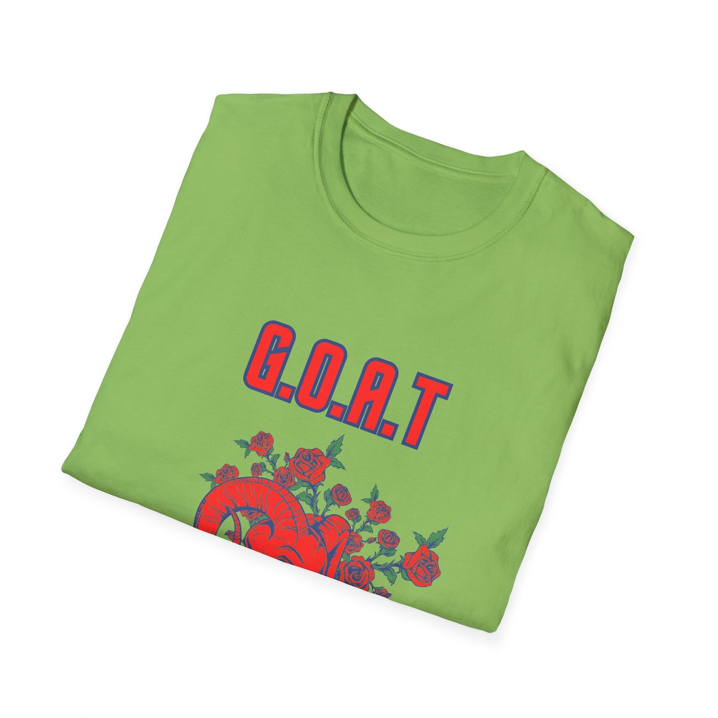 G O A T Graphic Tee, Casual Unisex Shirt, Softstyle T-Shirt, Fun Gift for Youth