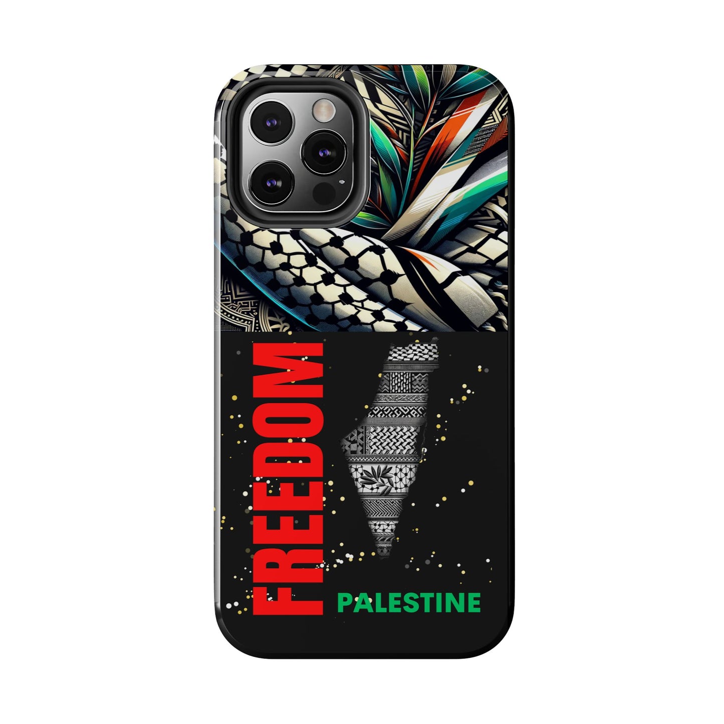 Freedom-Themed Phone Case, Durable Cover, Palestine Pride, Tough Phone Case