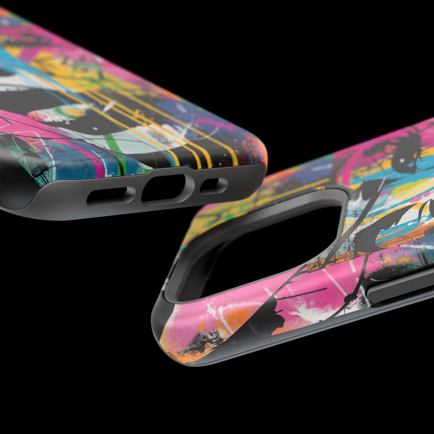 Phone Cases, Colorful Art, Trendy Accessories, Unique Gifts, Tough Cases with