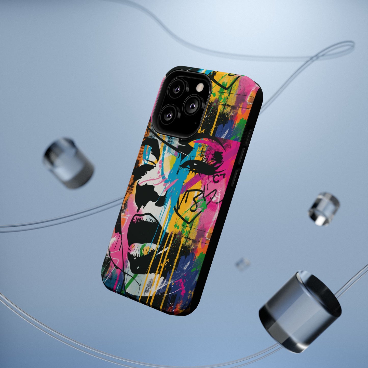 Phone Cases, Colorful Art, Trendy Accessories, Unique Gifts, Tough Cases with