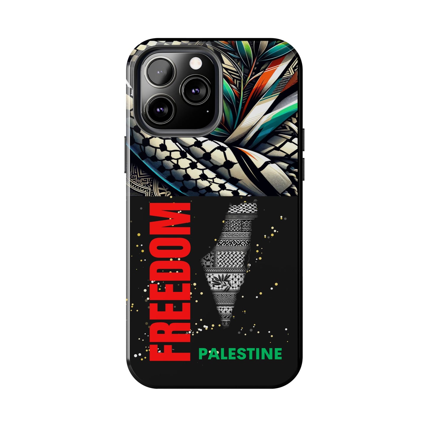 Freedom-Themed Phone Case, Durable Cover, Palestine Pride, Tough Phone Case