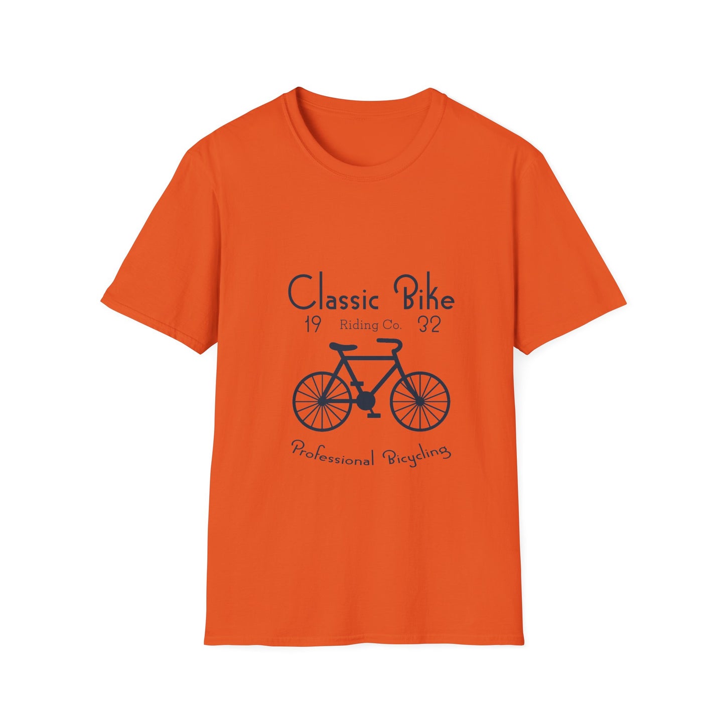 Classic Bike Unisex T-Shirt, Casual Cycling Tee, Gift for Bikers, Retro Cycle