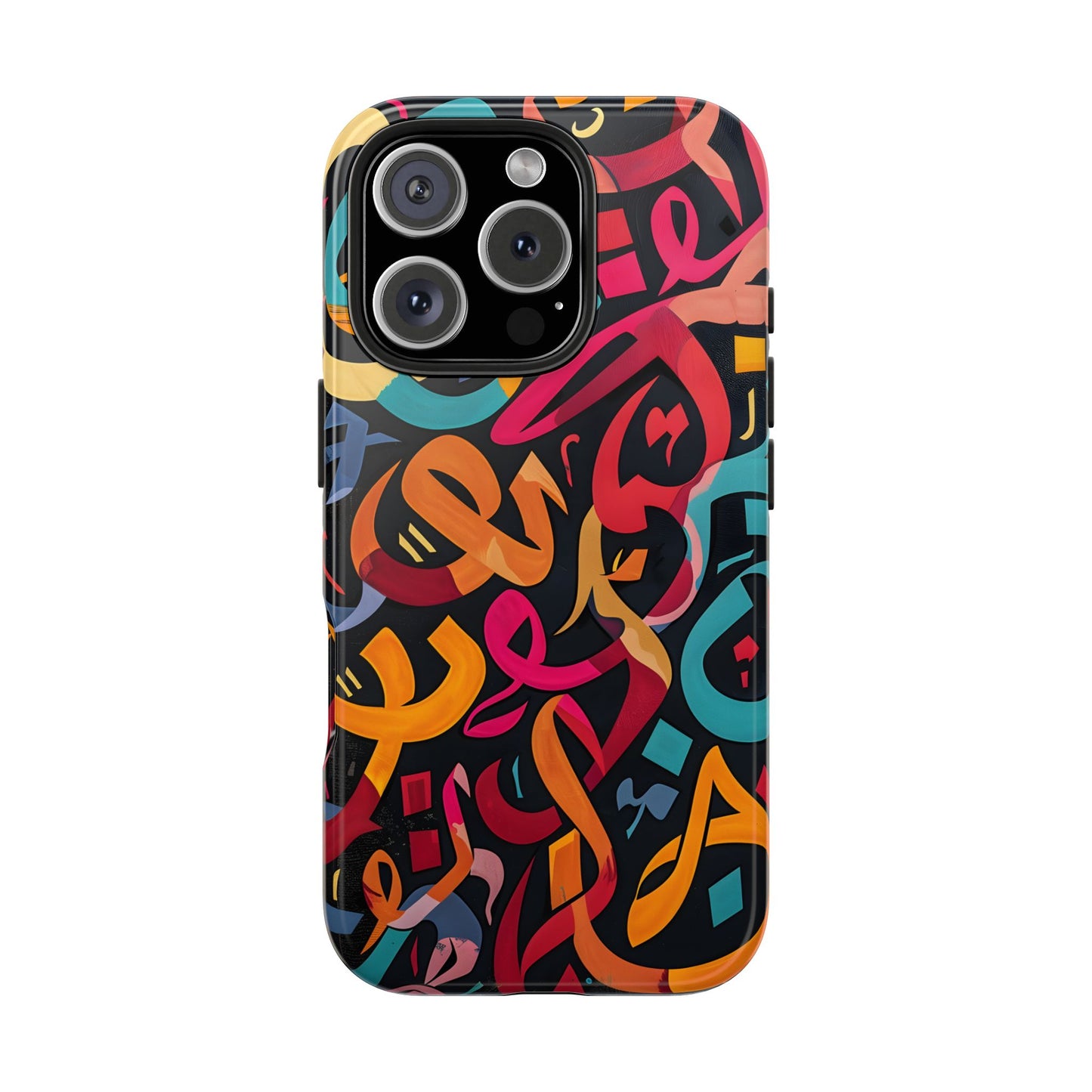 Arabic Graffiti Phone Cases, Calligraphy Patterns, iPhone Samsung Cases