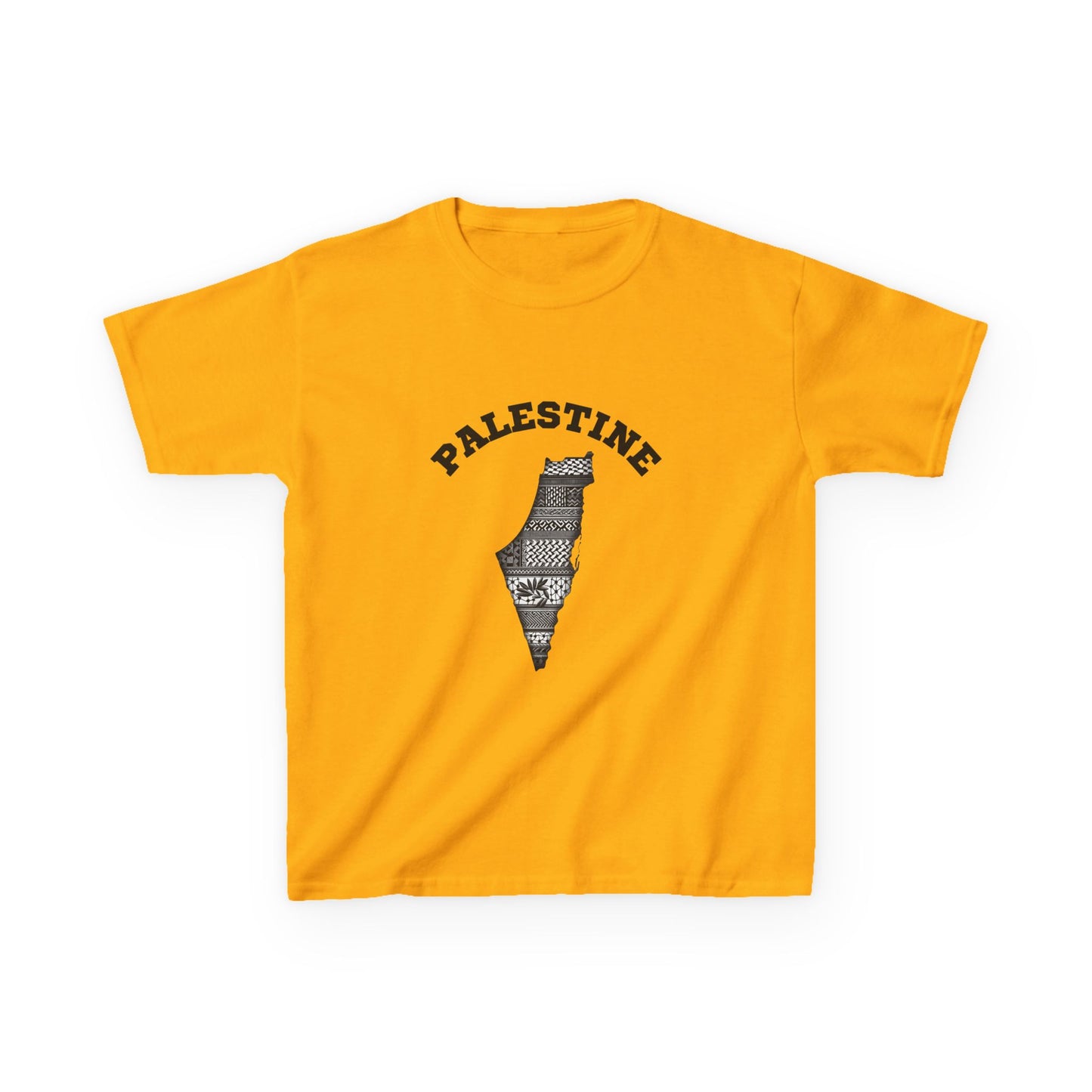 Palestine Kids Tee, Free Palestine Comfort T-Shirt for Youth, Casual Wear,