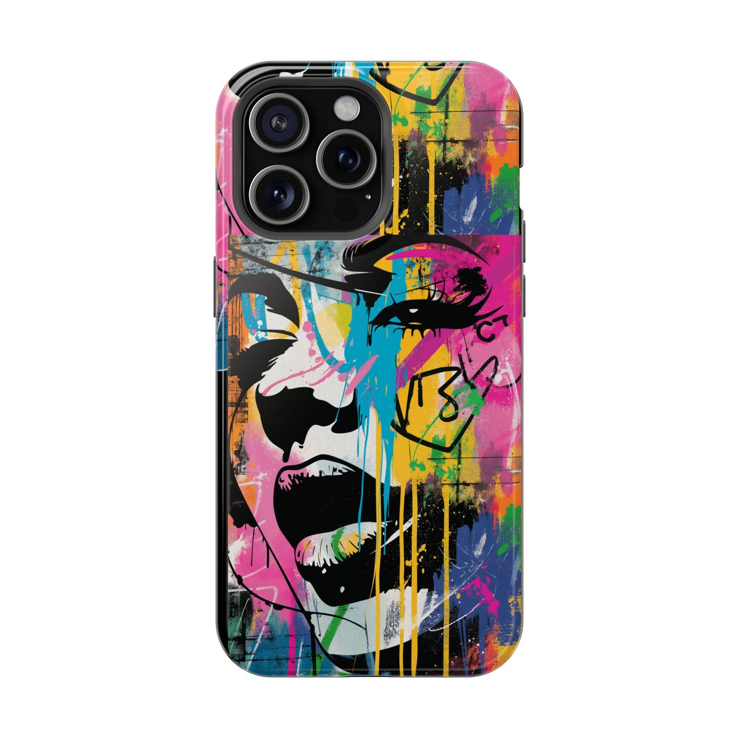 Phone Cases, Colorful Art, Trendy Accessories, Unique Gifts, Tough Cases with
