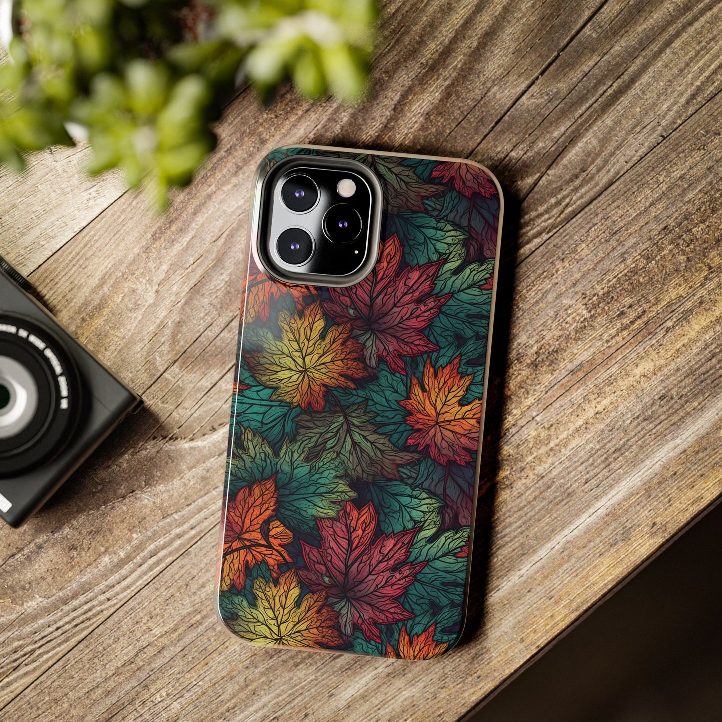 Fall Maple Leaf Tough Phone Cases - iPhone, Samsung, Protective Cover, Autumn