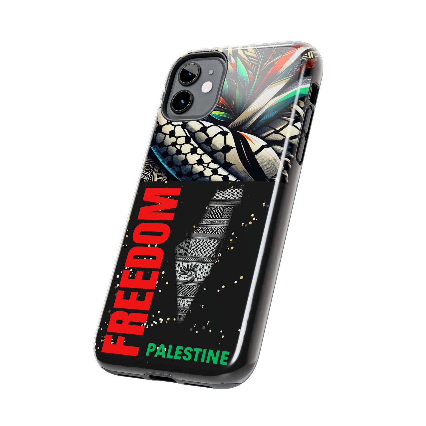 Freedom-Themed Phone Case, Durable Cover, Palestine Pride, Tough Phone Case