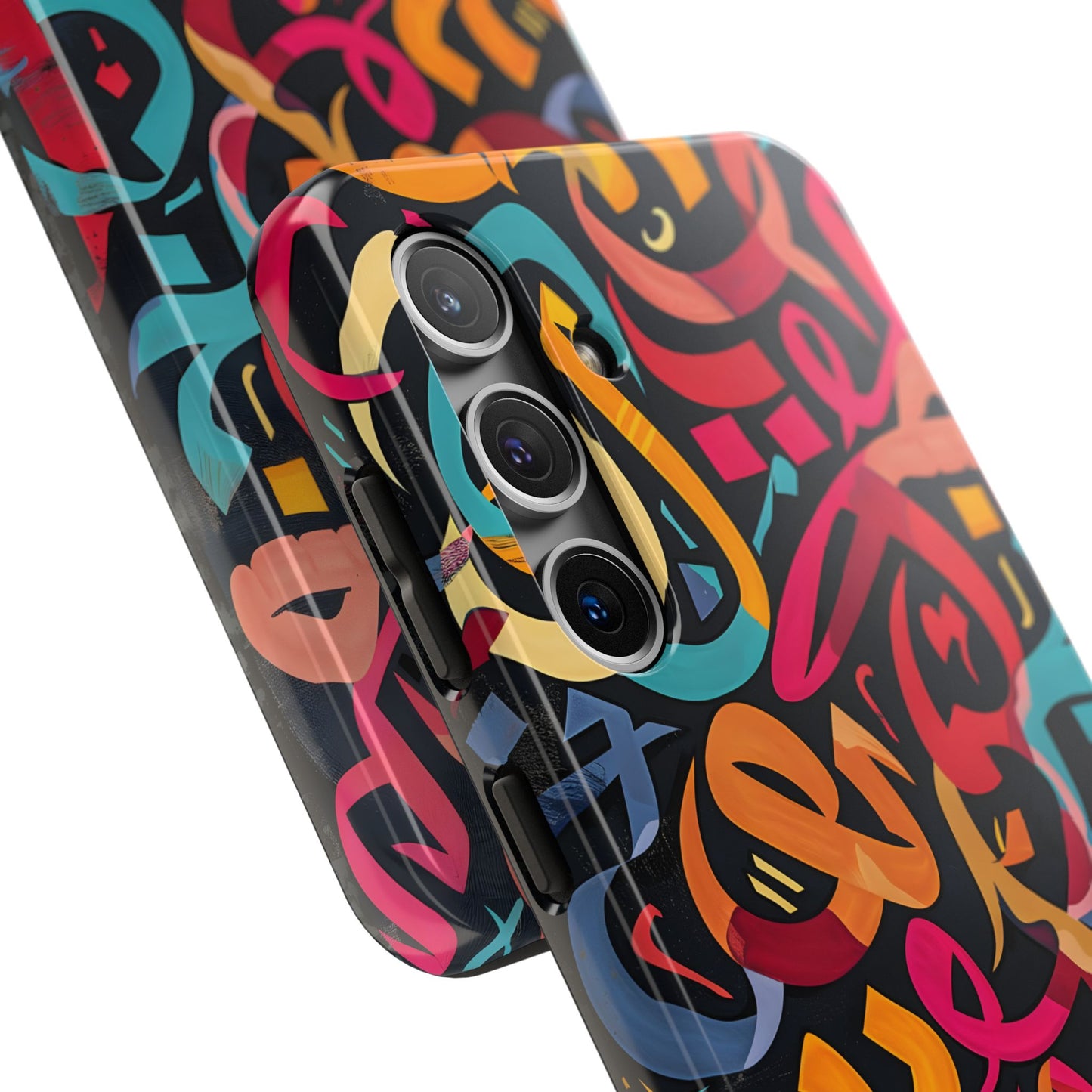 Arabic Graffiti Phone Cases, Calligraphy Patterns, iPhone Samsung Cases