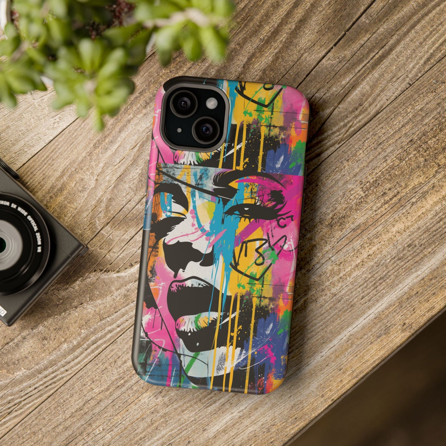 Phone Cases, Colorful Art, Trendy Accessories, Unique Gifts, Tough Cases with