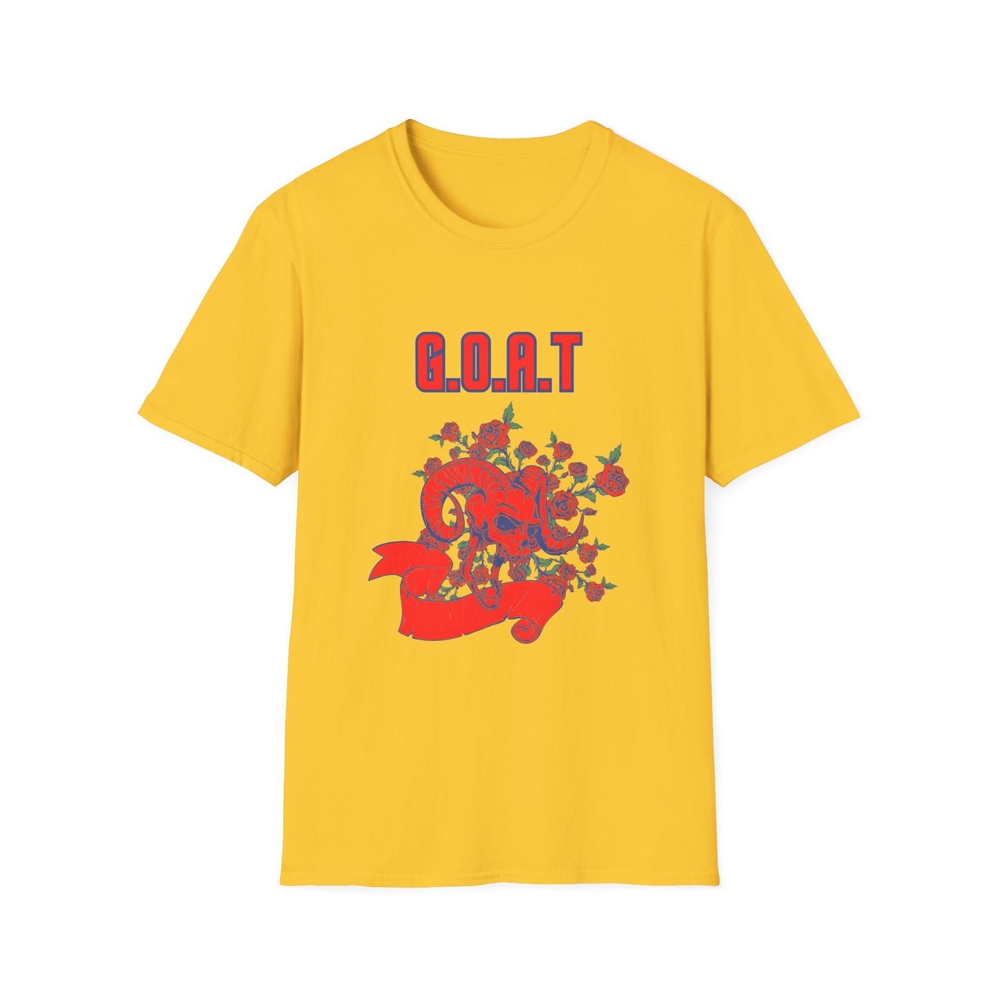 G O A T Graphic Tee, Casual Unisex Shirt, Softstyle T-Shirt, Fun Gift for Youth