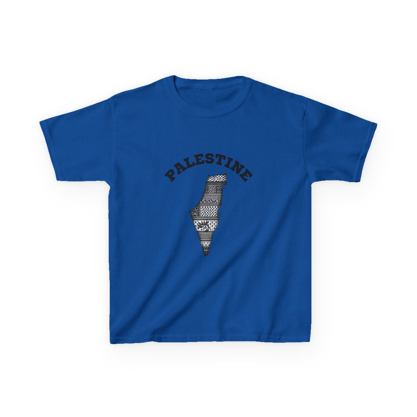Palestine Kids Tee, Free Palestine Comfort T-Shirt for Youth, Casual Wear,
