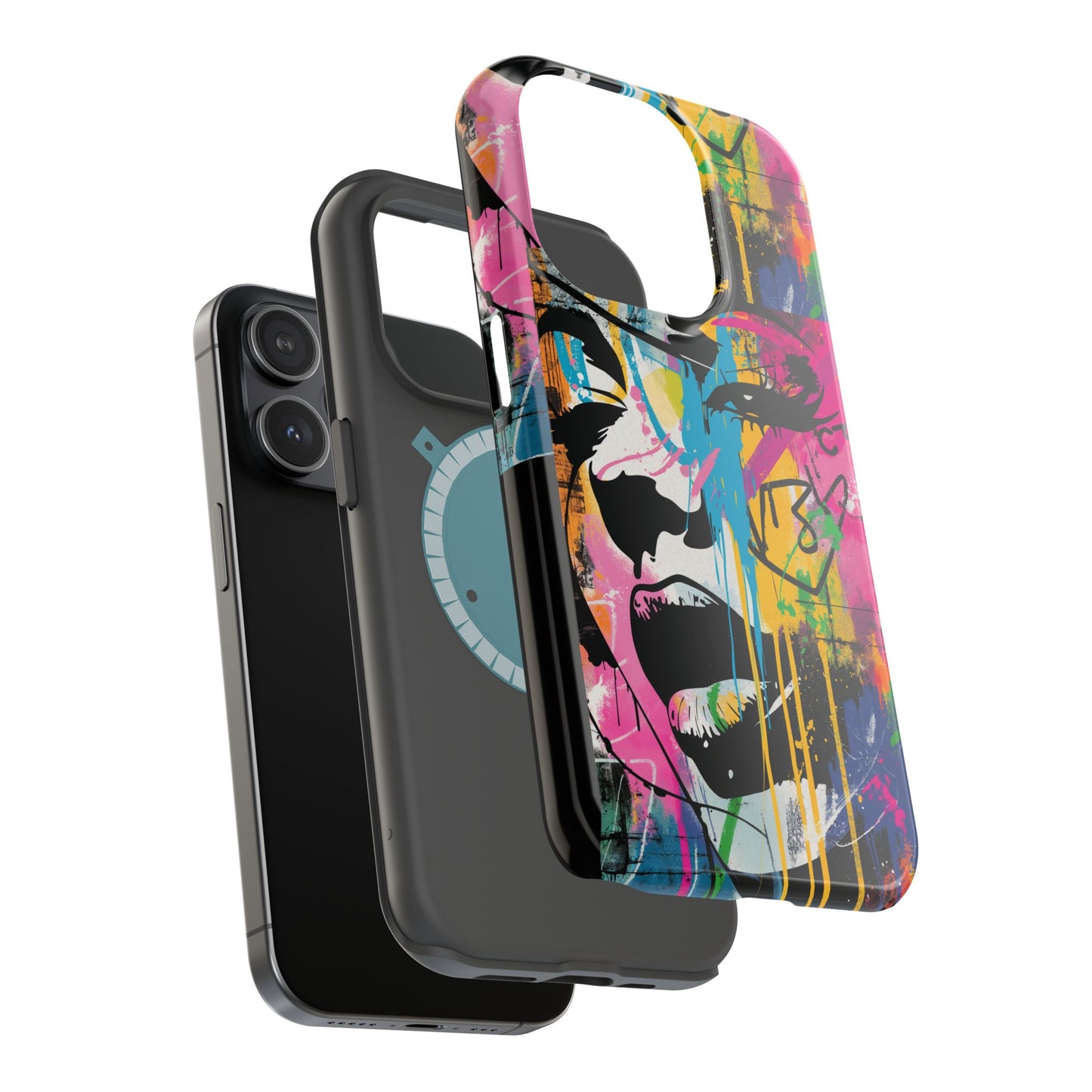 Phone Cases, Colorful Art, Trendy Accessories, Unique Gifts, Tough Cases with