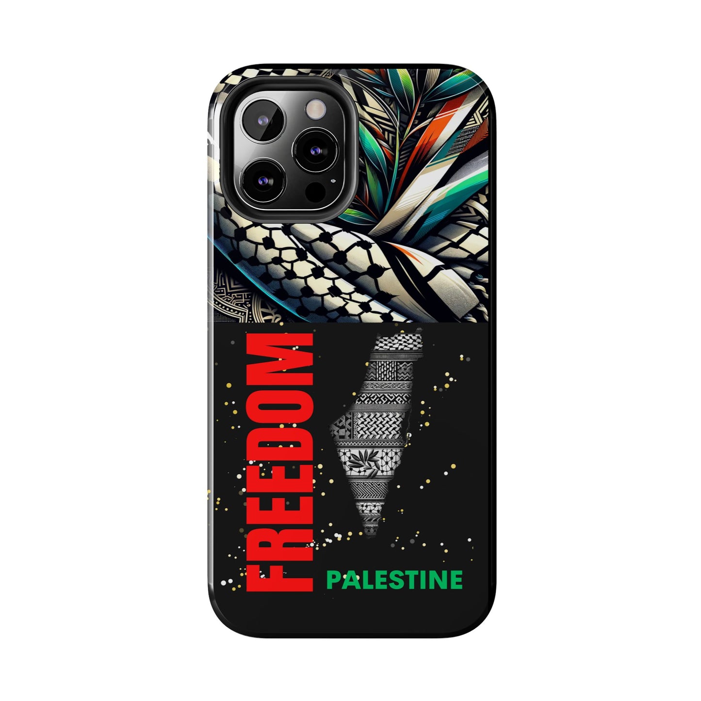 Freedom-Themed Phone Case, Durable Cover, Palestine Pride, Tough Phone Case