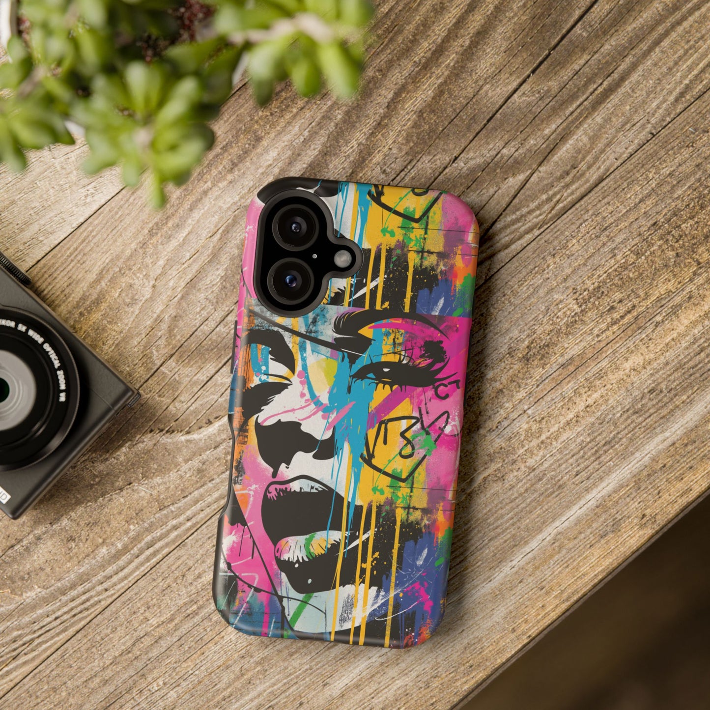 Phone Cases, Colorful Art, Trendy Accessories, Unique Gifts, Tough Cases with