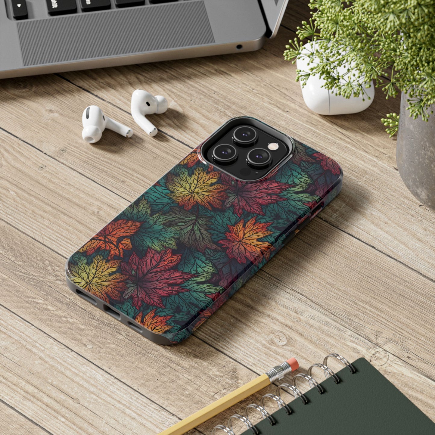 Fall Maple Leaf Tough Phone Cases - iPhone, Samsung, Protective Cover, Autumn