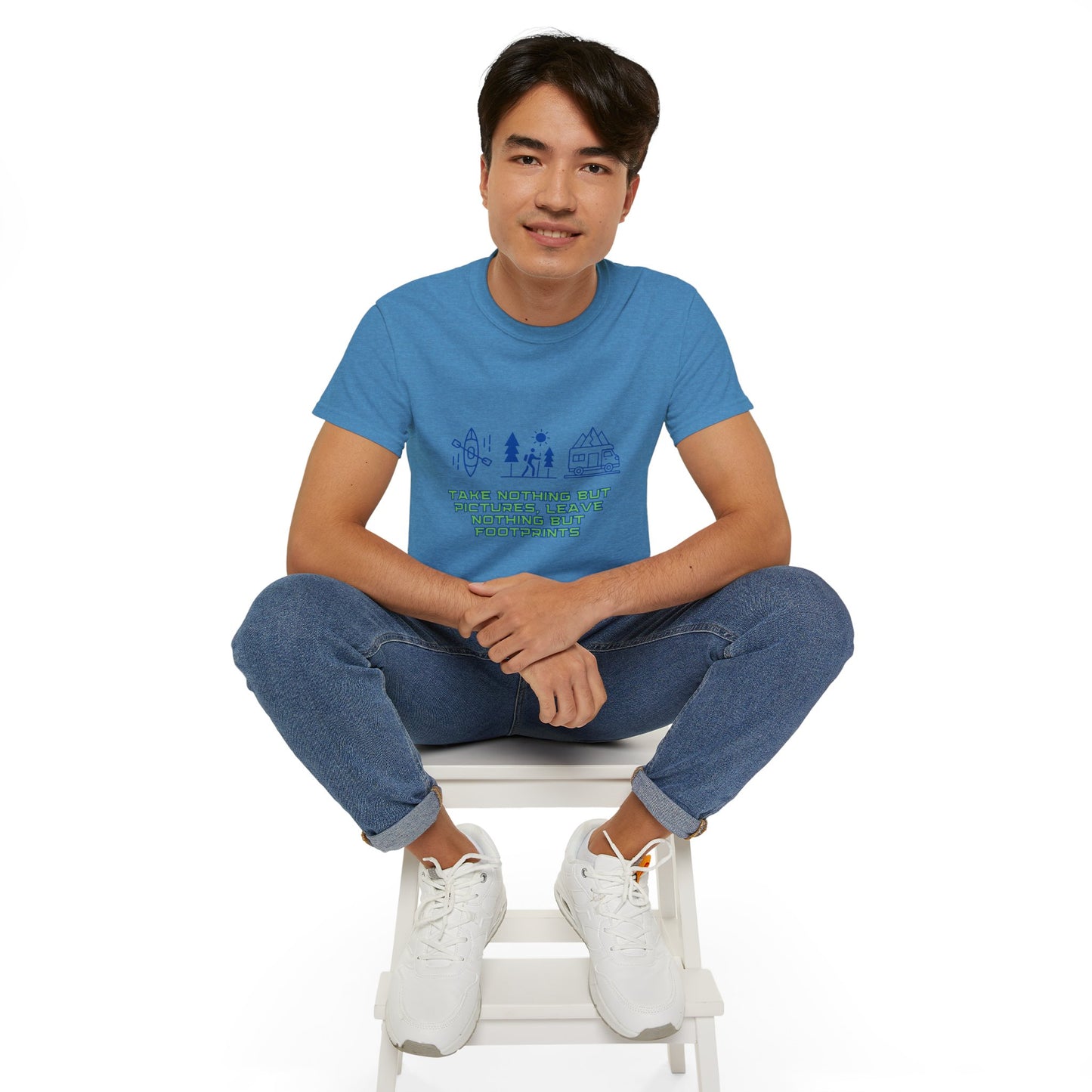 Adventure Vibes Tee - Eco-Friendly Unisex T-Shirt, Outdoor Camping Hiking Shirt,