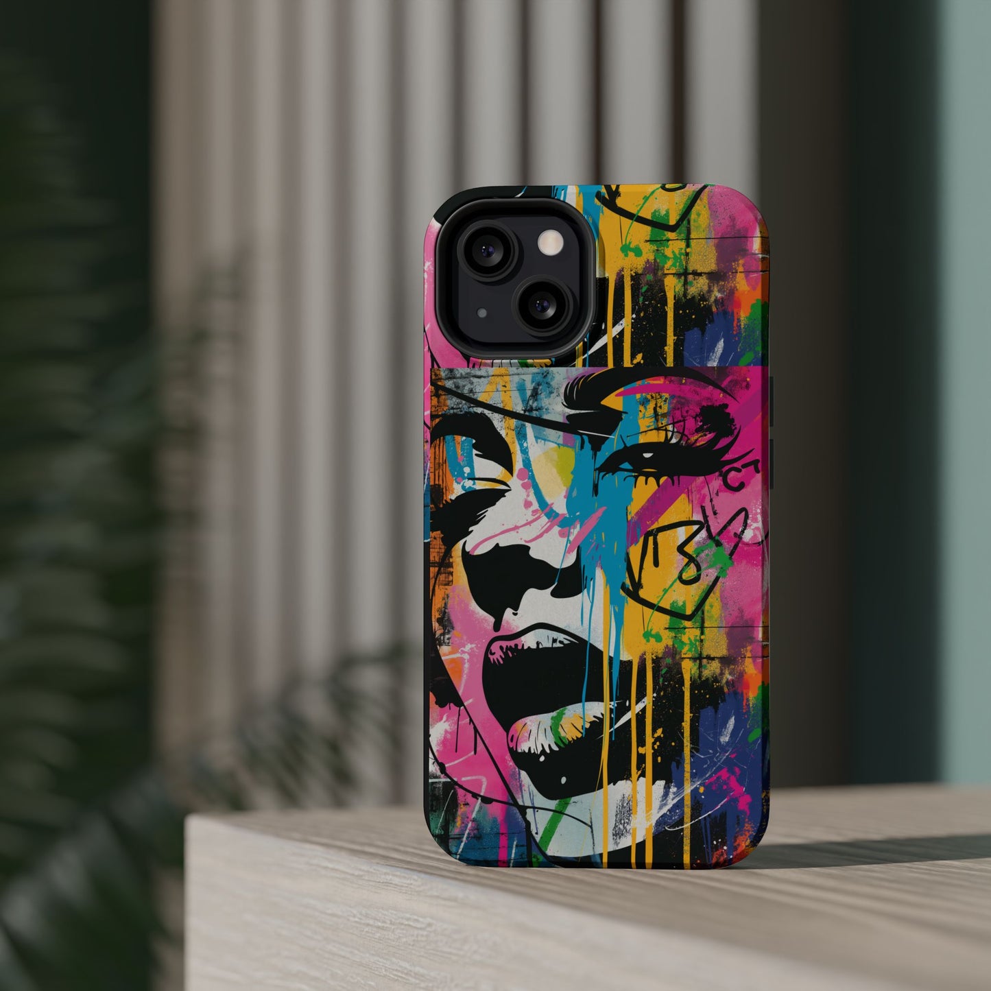 Phone Cases, Colorful Art, Trendy Accessories, Unique Gifts, Tough Cases with