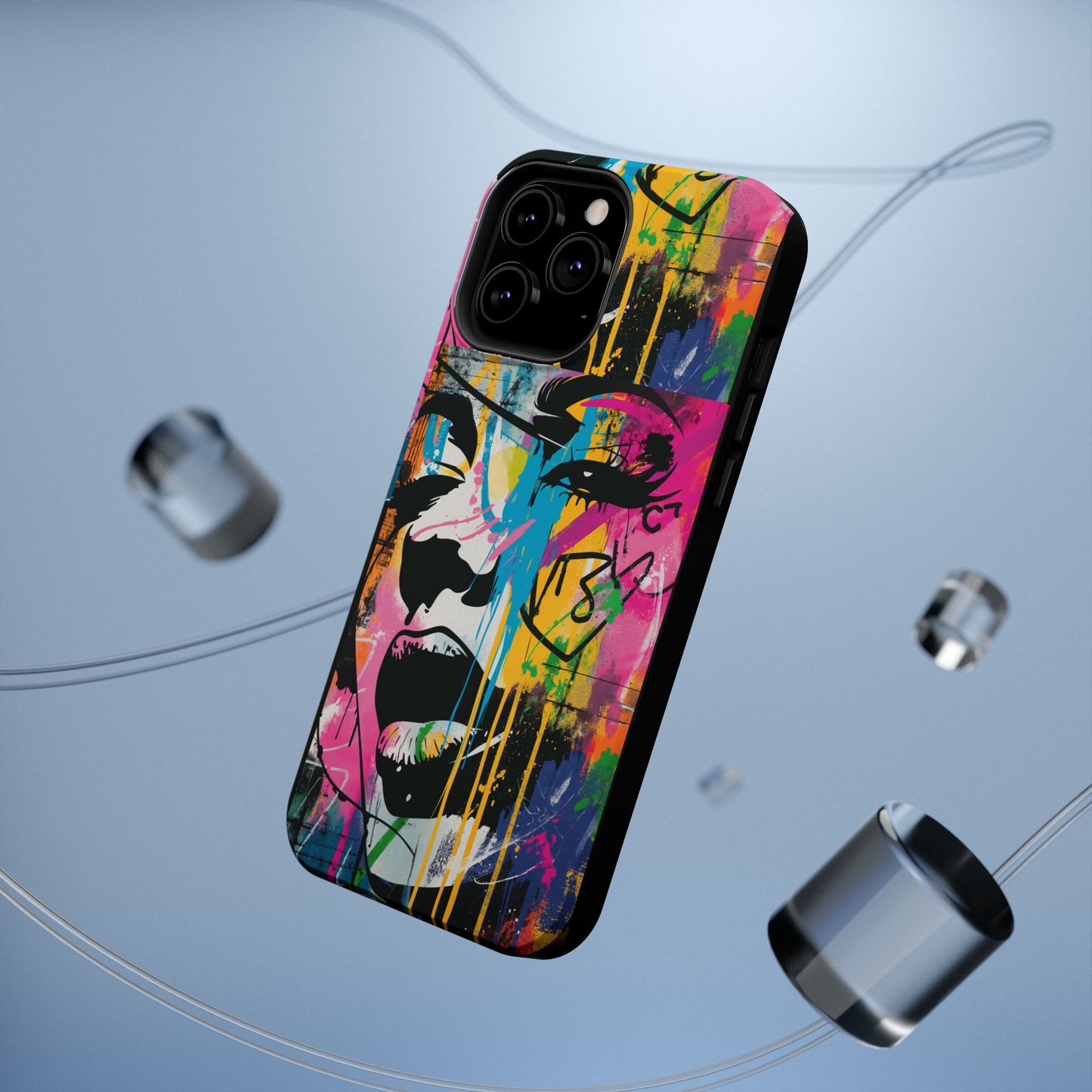 Phone Cases, Colorful Art, Trendy Accessories, Unique Gifts, Tough Cases with