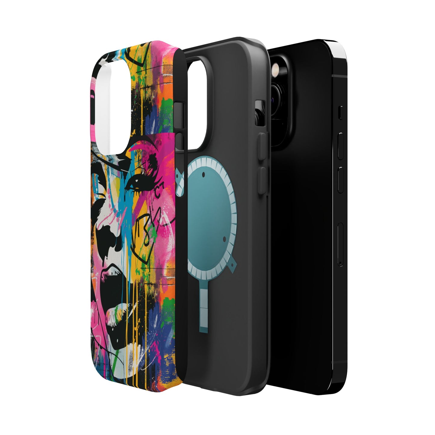 Phone Cases, Colorful Art, Trendy Accessories, Unique Gifts, Tough Cases with