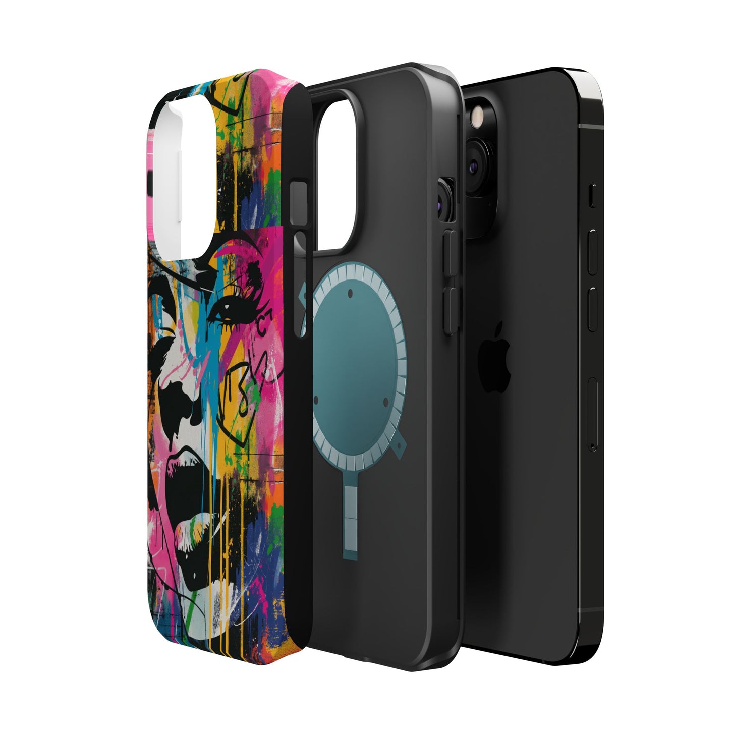 Phone Cases, Colorful Art, Trendy Accessories, Unique Gifts, Tough Cases with