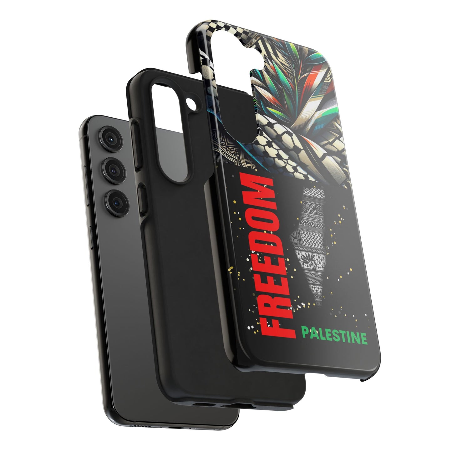 Freedom-Themed Phone Case, Durable Cover, Palestine Pride, Tough Phone Case