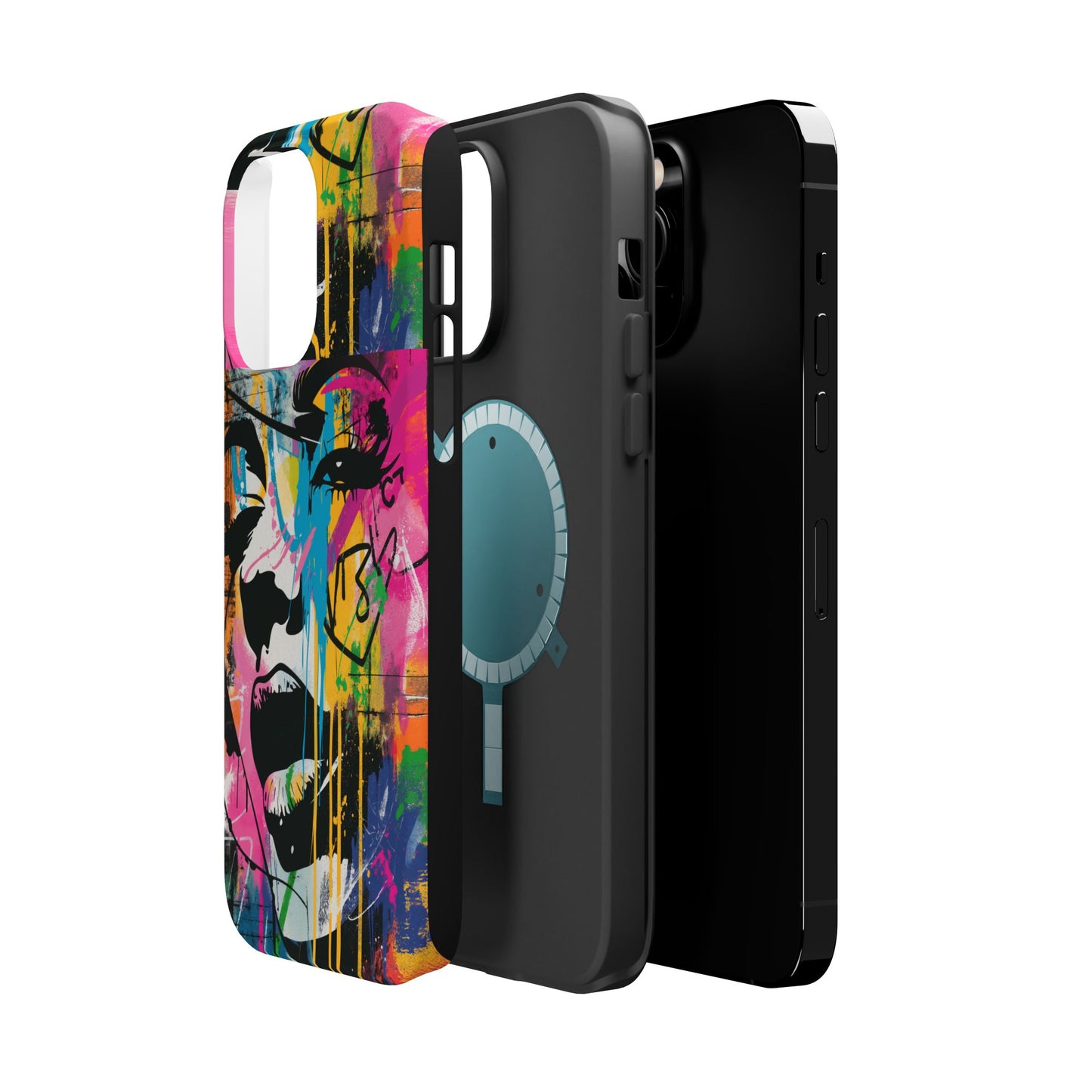 Phone Cases, Colorful Art, Trendy Accessories, Unique Gifts, Tough Cases with