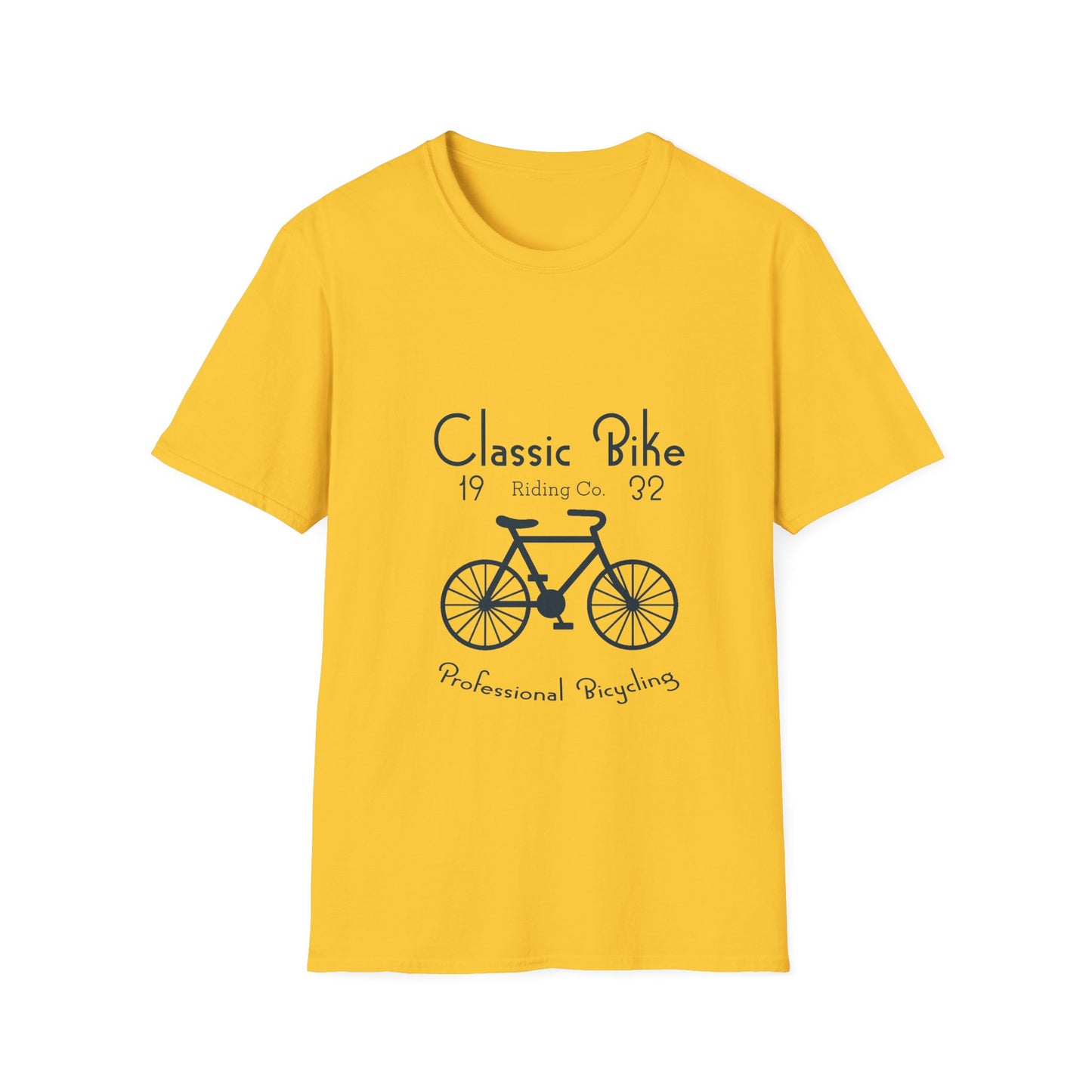 Classic Bike Unisex T-Shirt, Casual Cycling Tee, Gift for Bikers, Retro Cycle