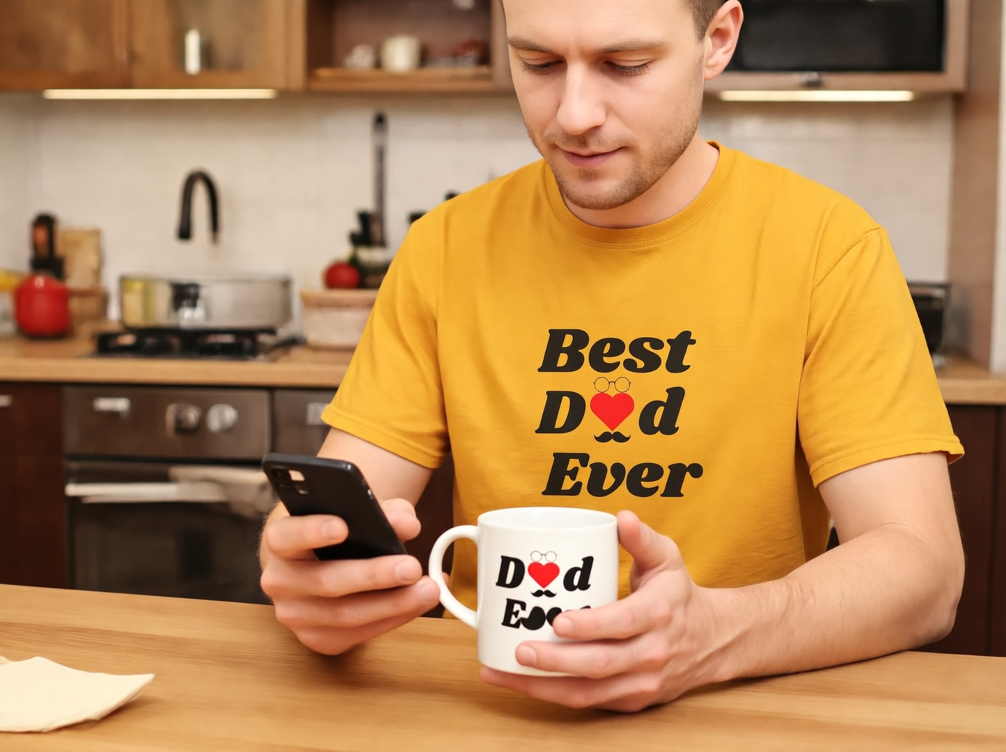 Best Dad Ever T-Shirt, Father's Day Gift Tee, Daddy Top, Dad Birthday Present
