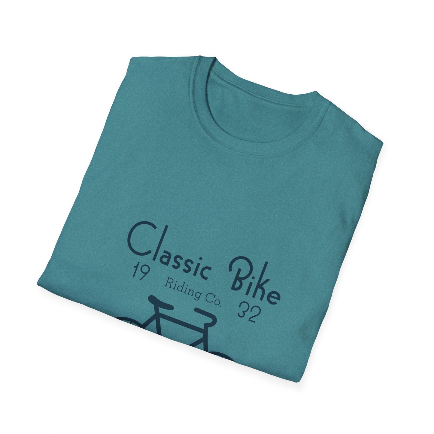 Classic Bike Unisex T-Shirt, Casual Cycling Tee, Gift for Bikers, Retro Cycle