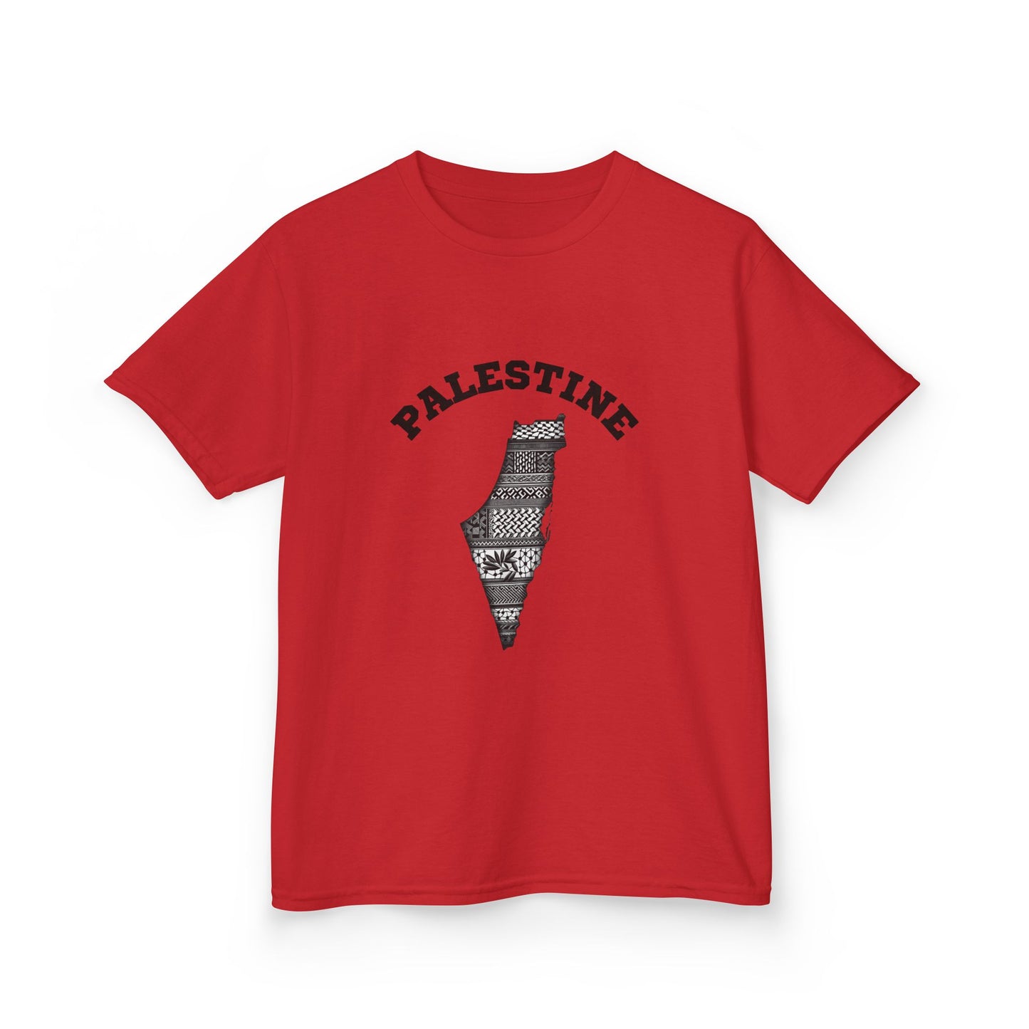 Palestine Kids Tee, Free Palestine Comfort T-Shirt for Youth, Casual Wear,
