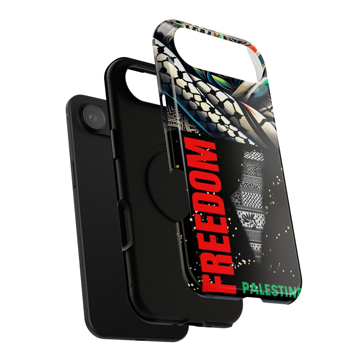Palestine Activist Phone Cases, Unique Bouquet Design, Gift for Protesters